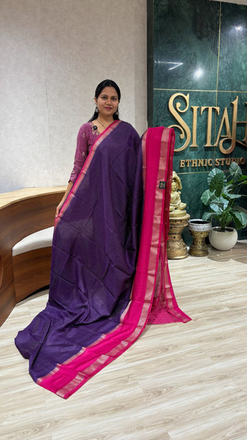 Russian silk purple-pink