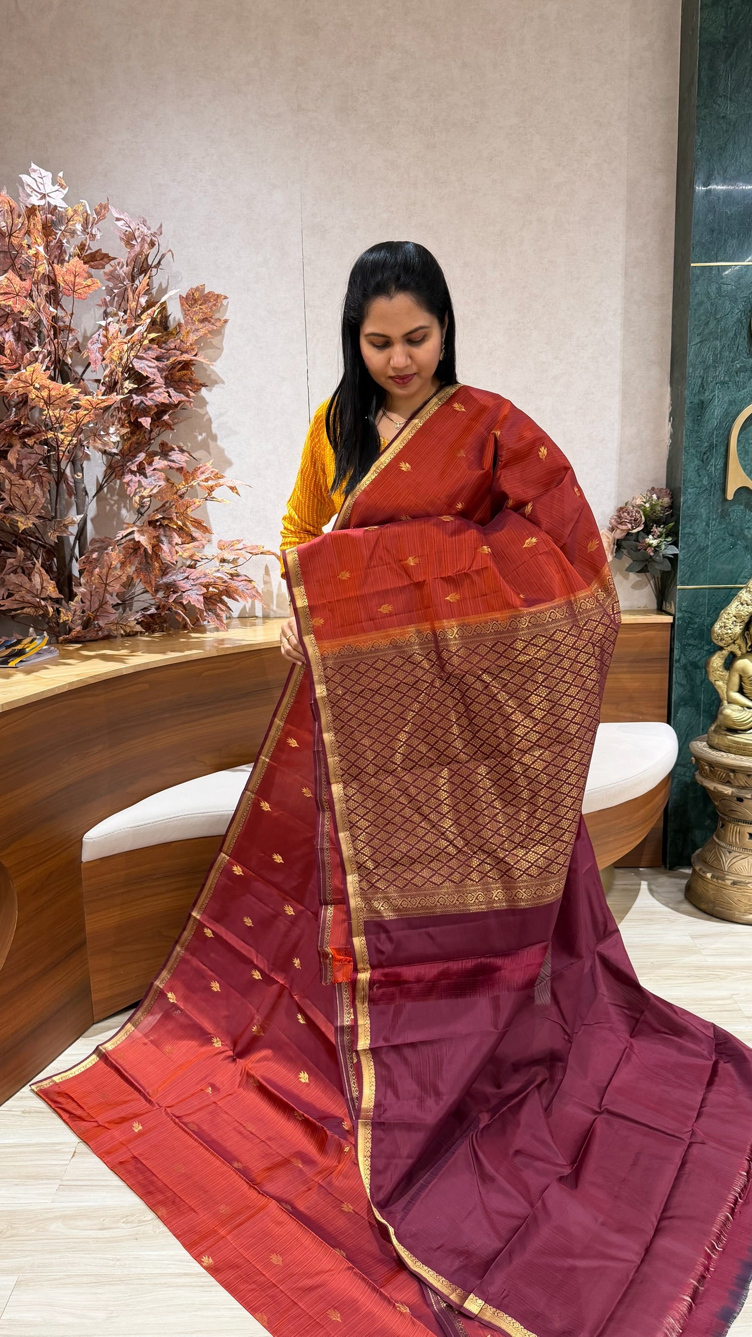 Small border kanchi pattu