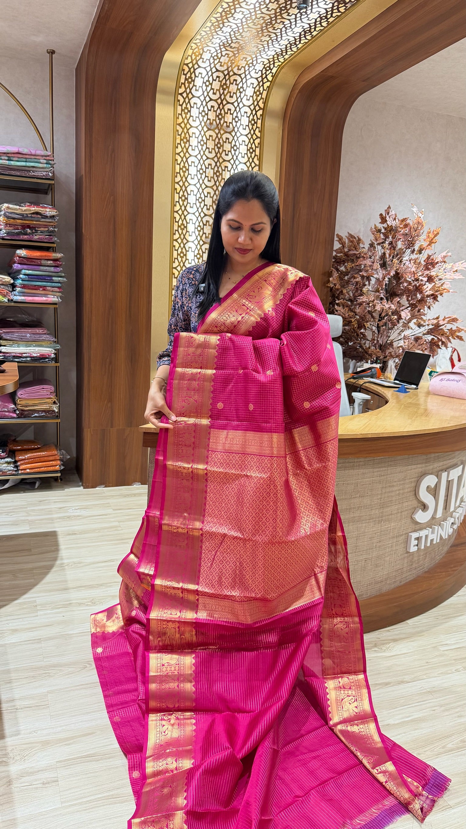 Light weight vintage kanchi