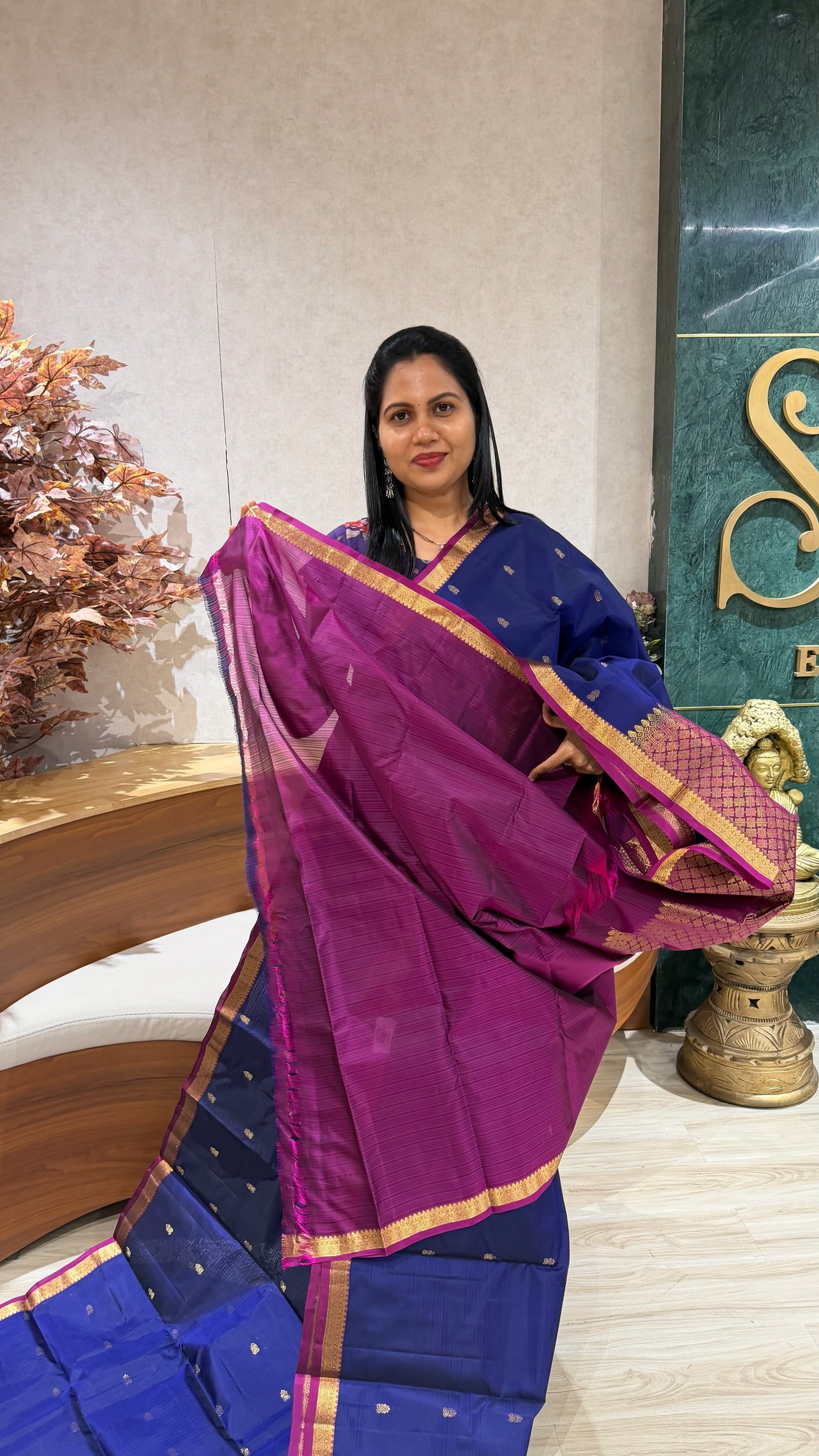 Small border kanchi pattu