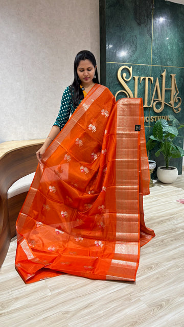 Kota silk orange