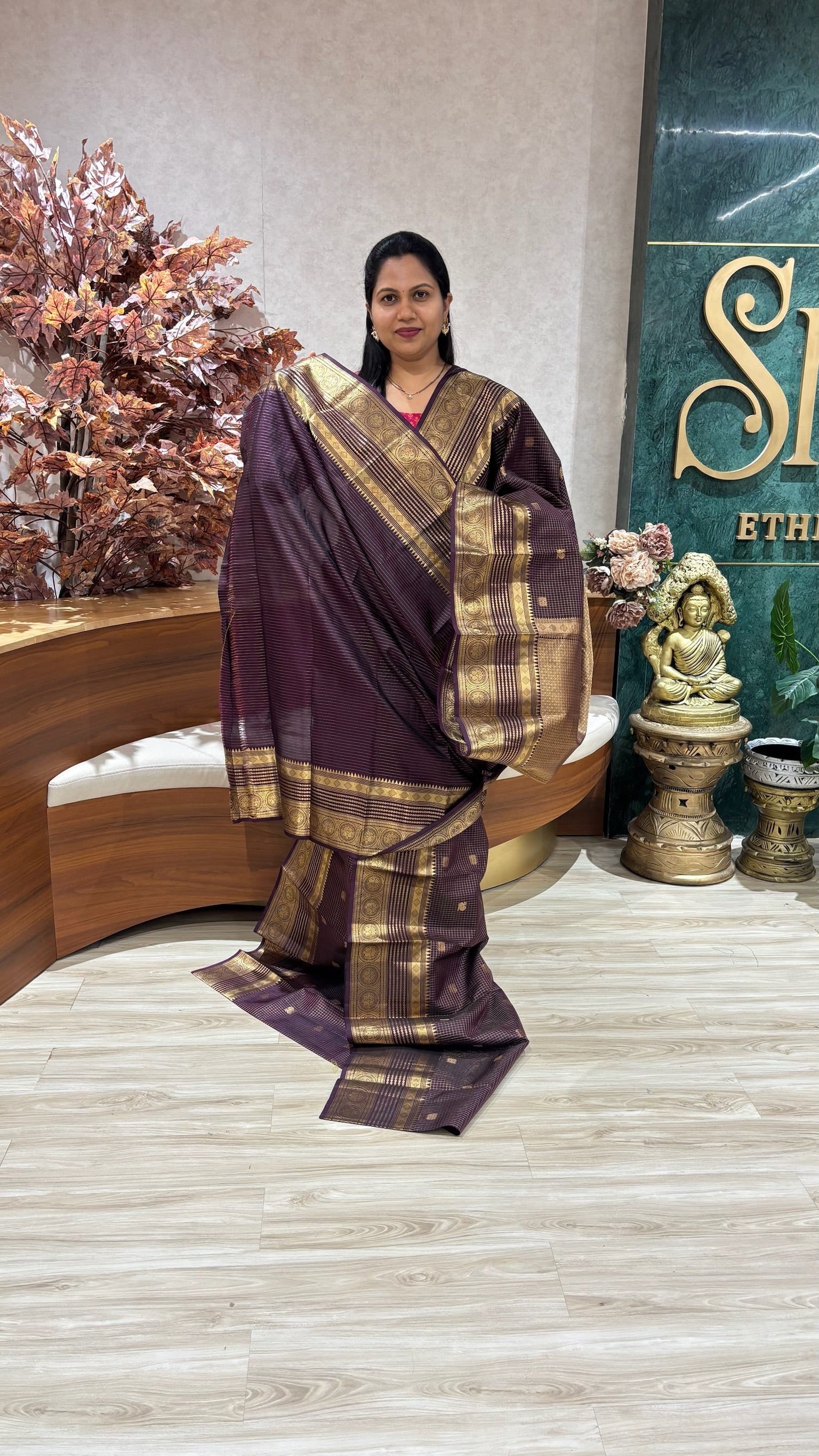 Small border kanchi pattu