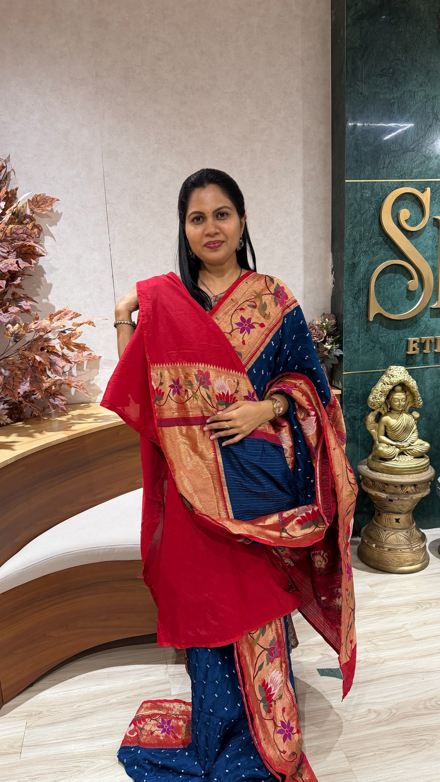 Fancy bandhini paithani