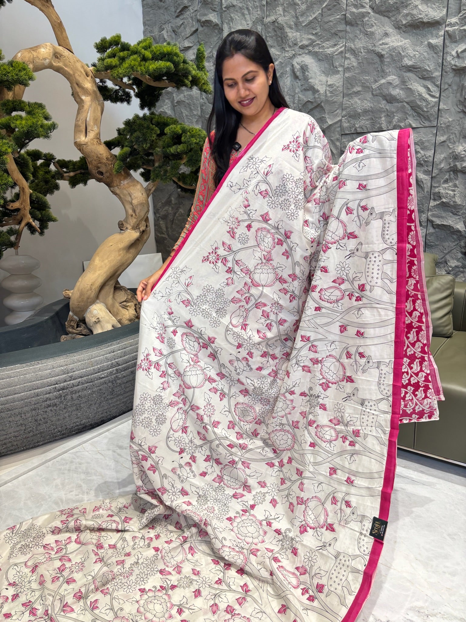Mangalgiri silk pink