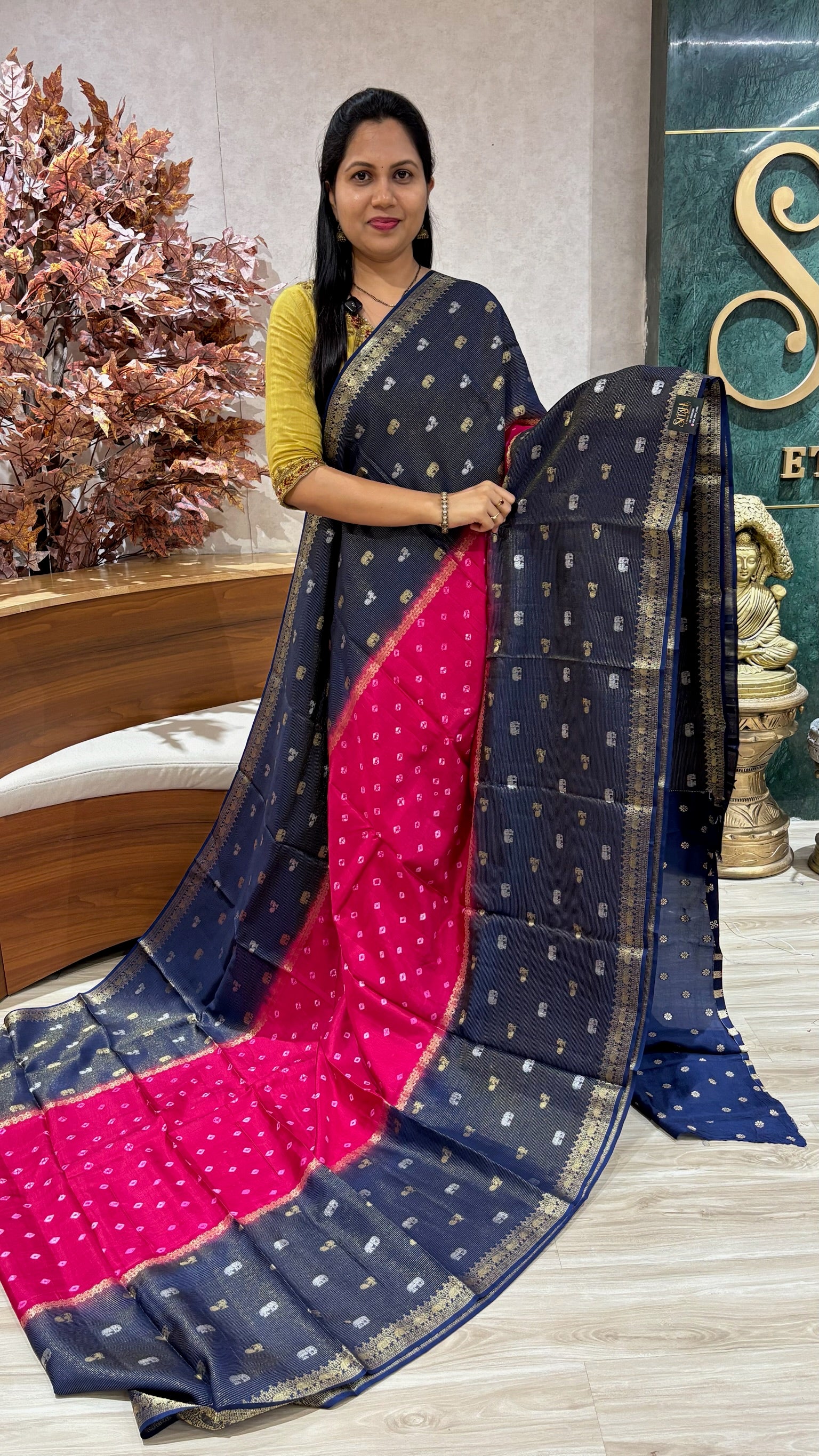 Russian silk middle design