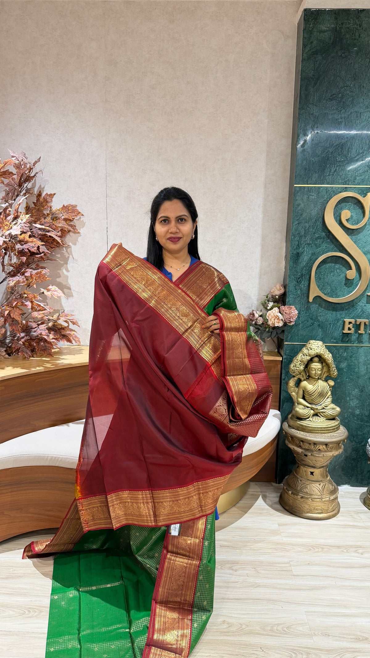 Light weight kanchi pattu