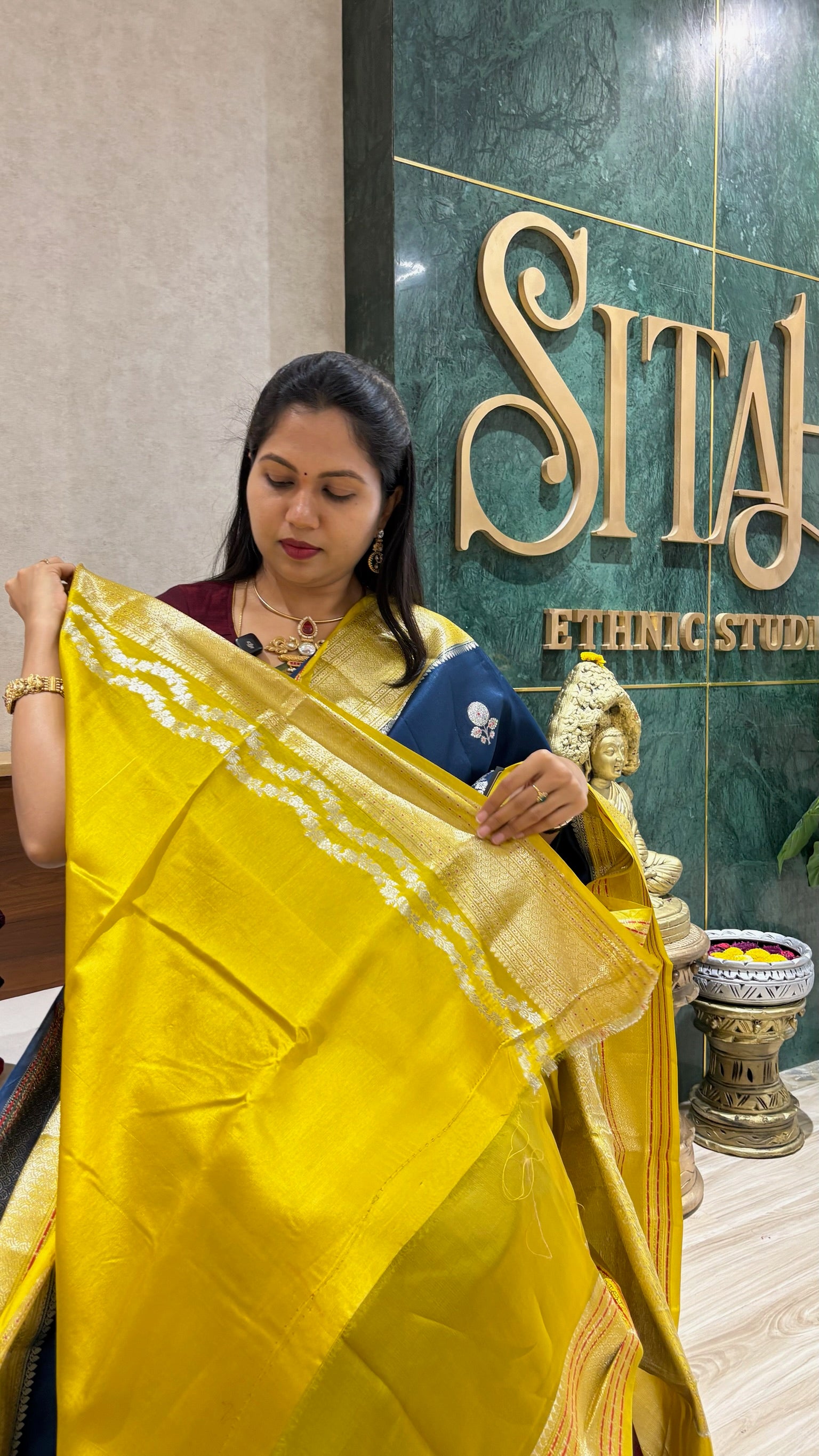 Chanderi Mango pattu