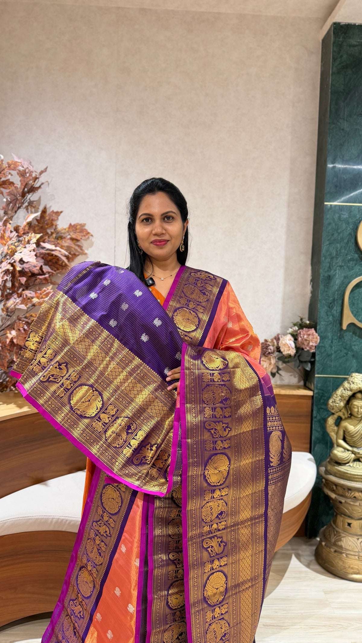 Handloom gadwal pattu tissue body