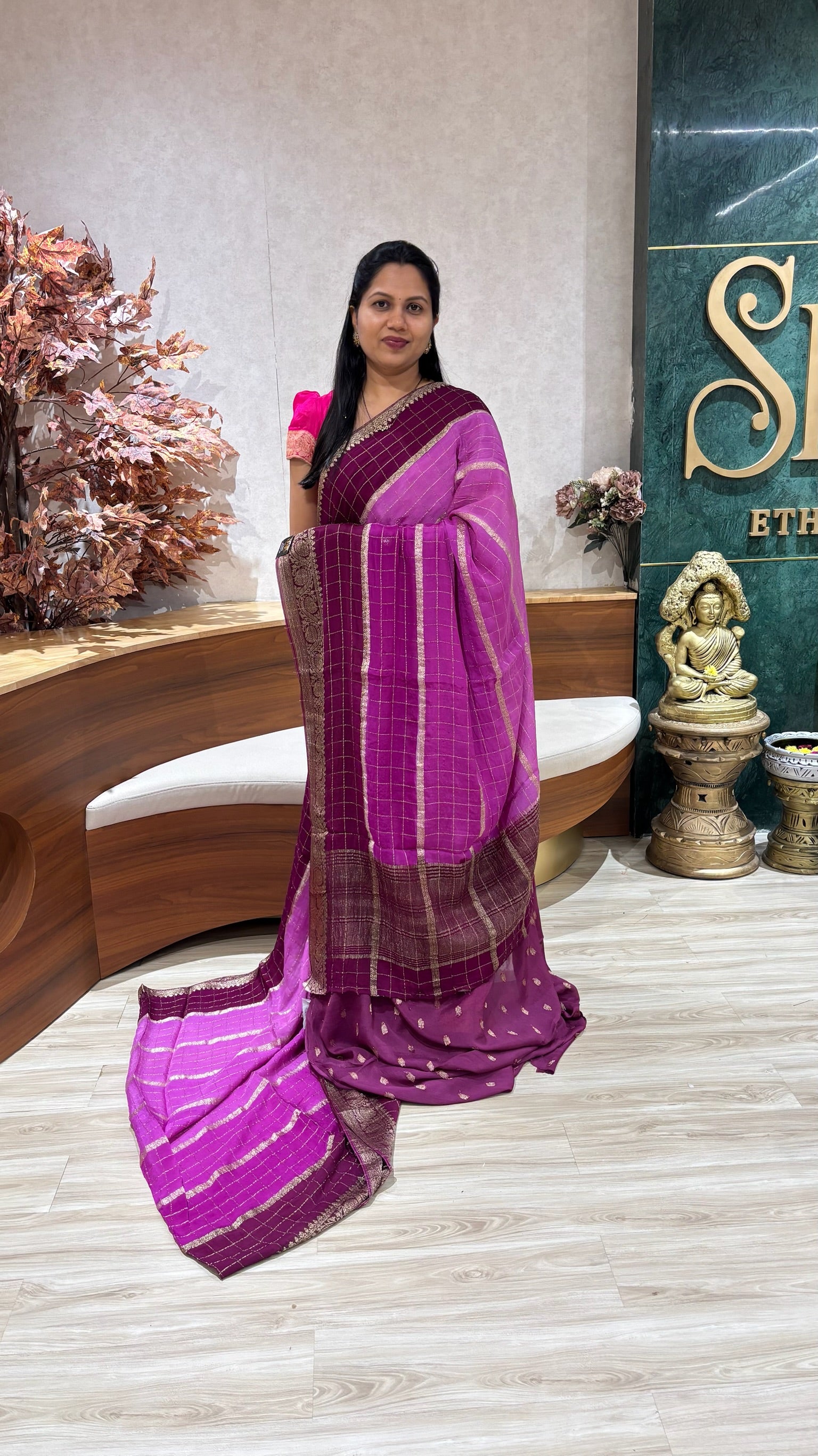 Chiffon saree