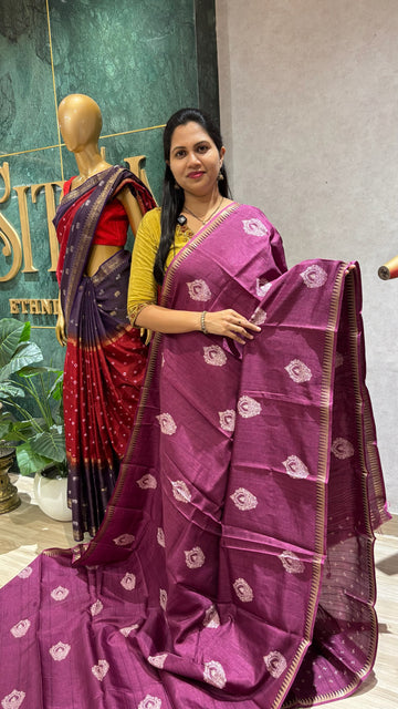 Soft tussar pattern 1
