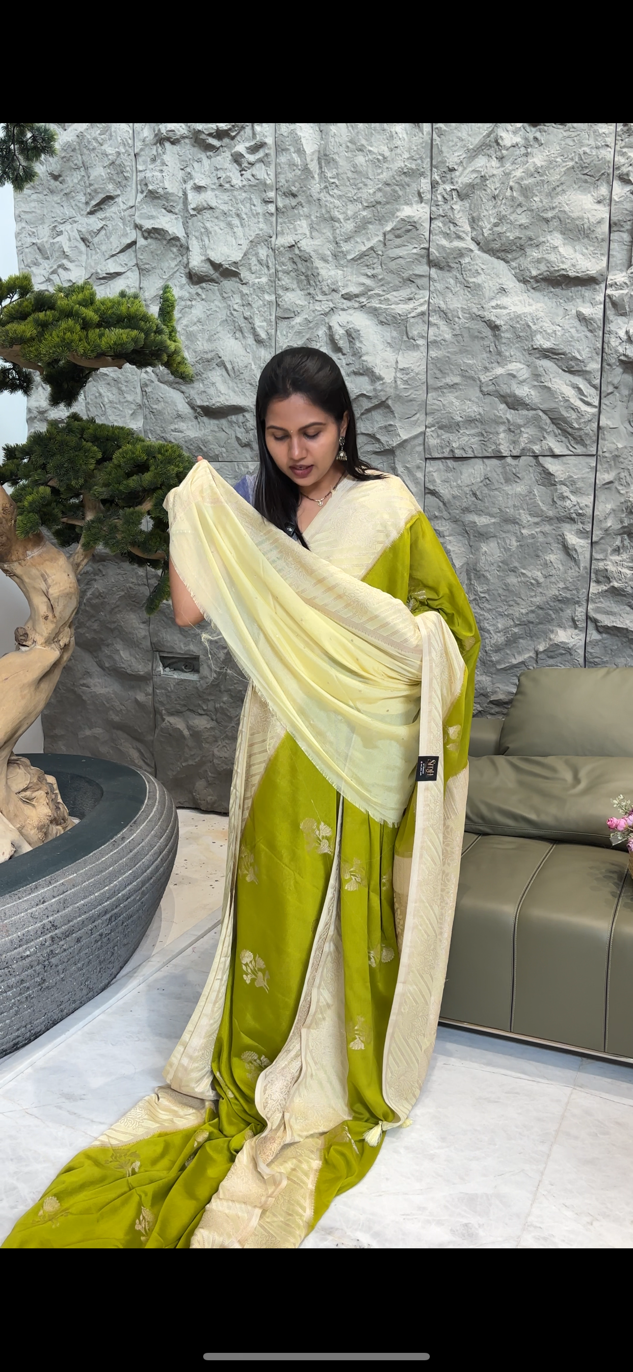 Georgettebanaras mehendi green