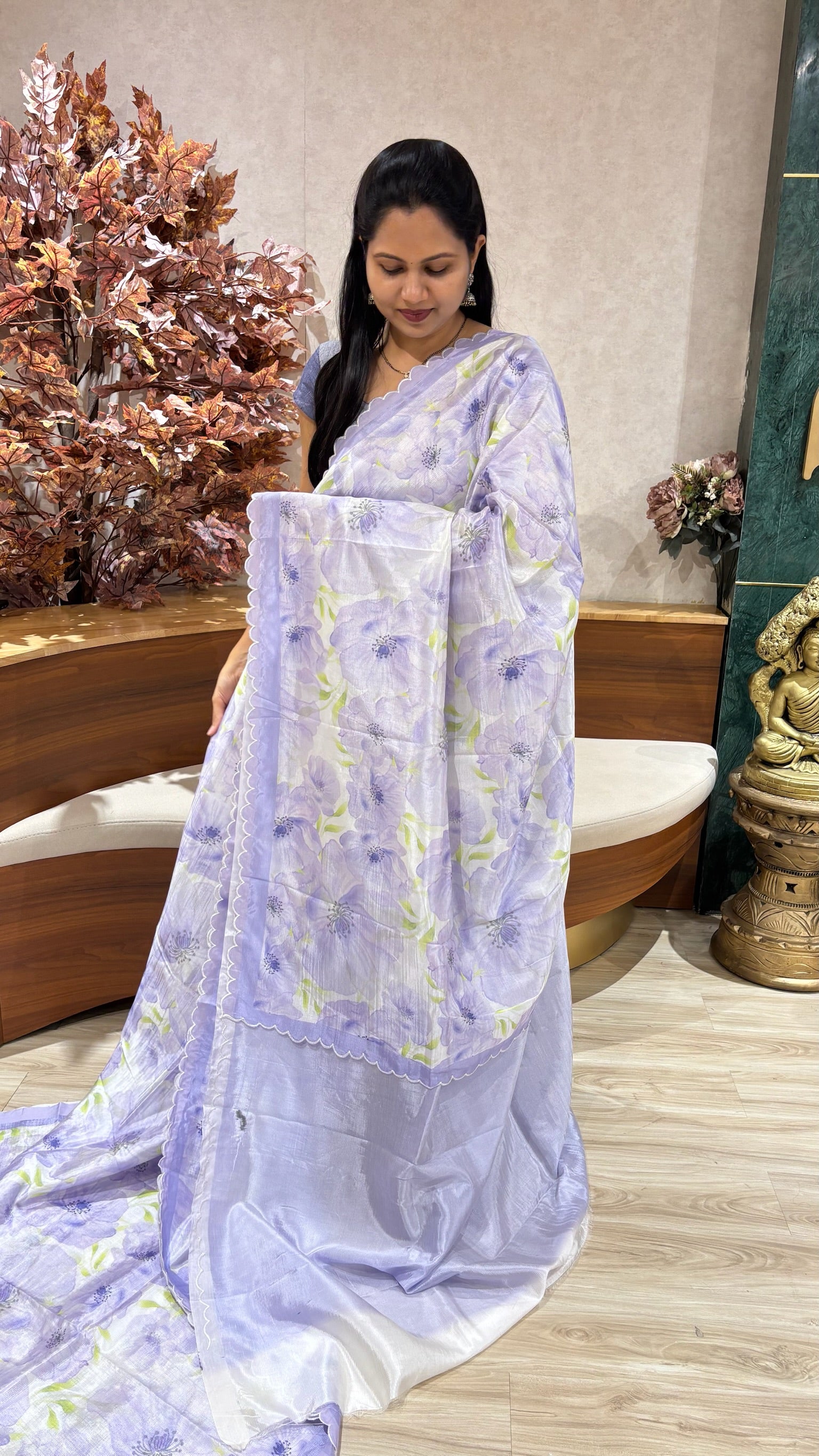 Mangalgiri digital print (no blouse)