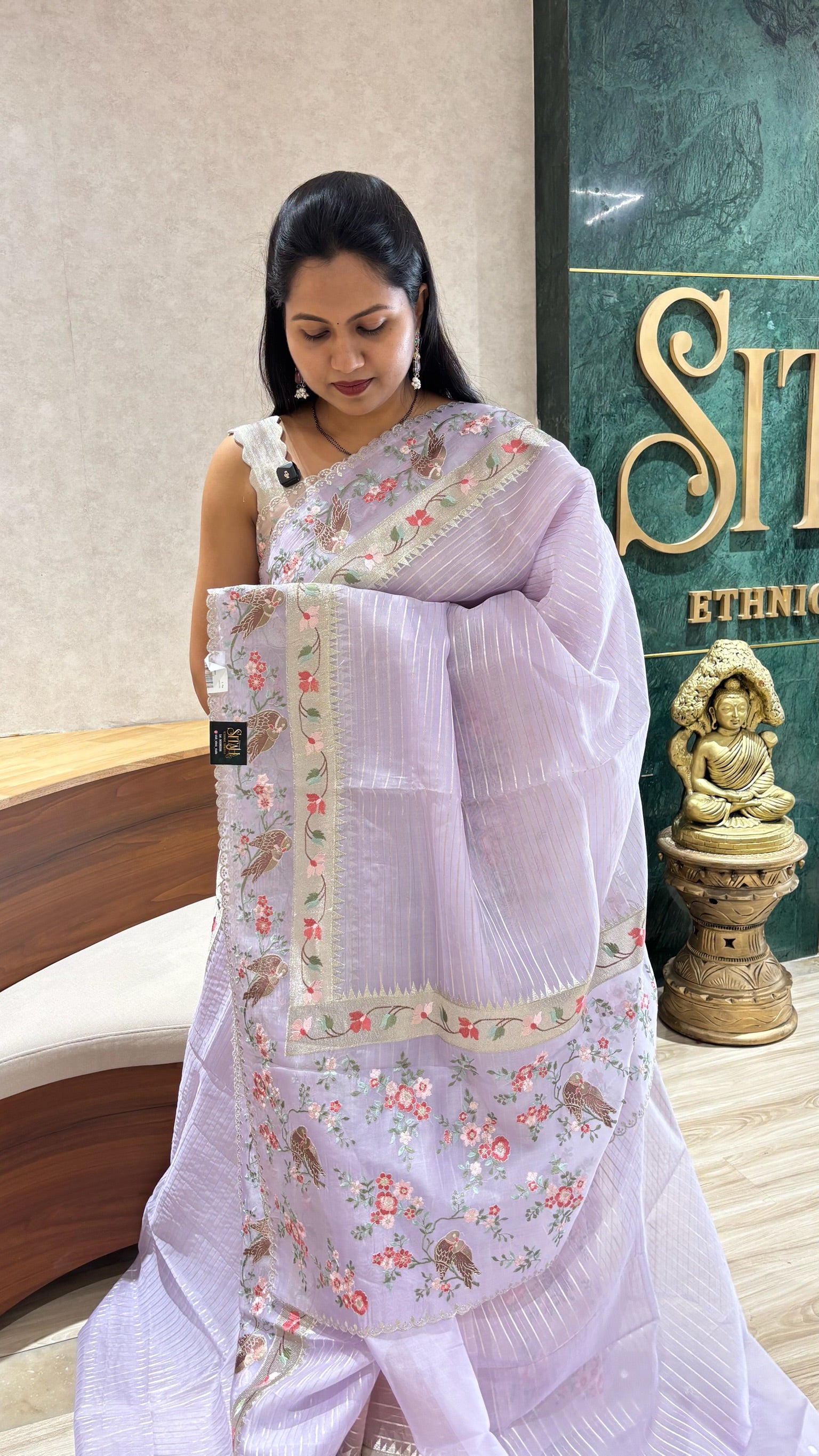 Pure organza lavender