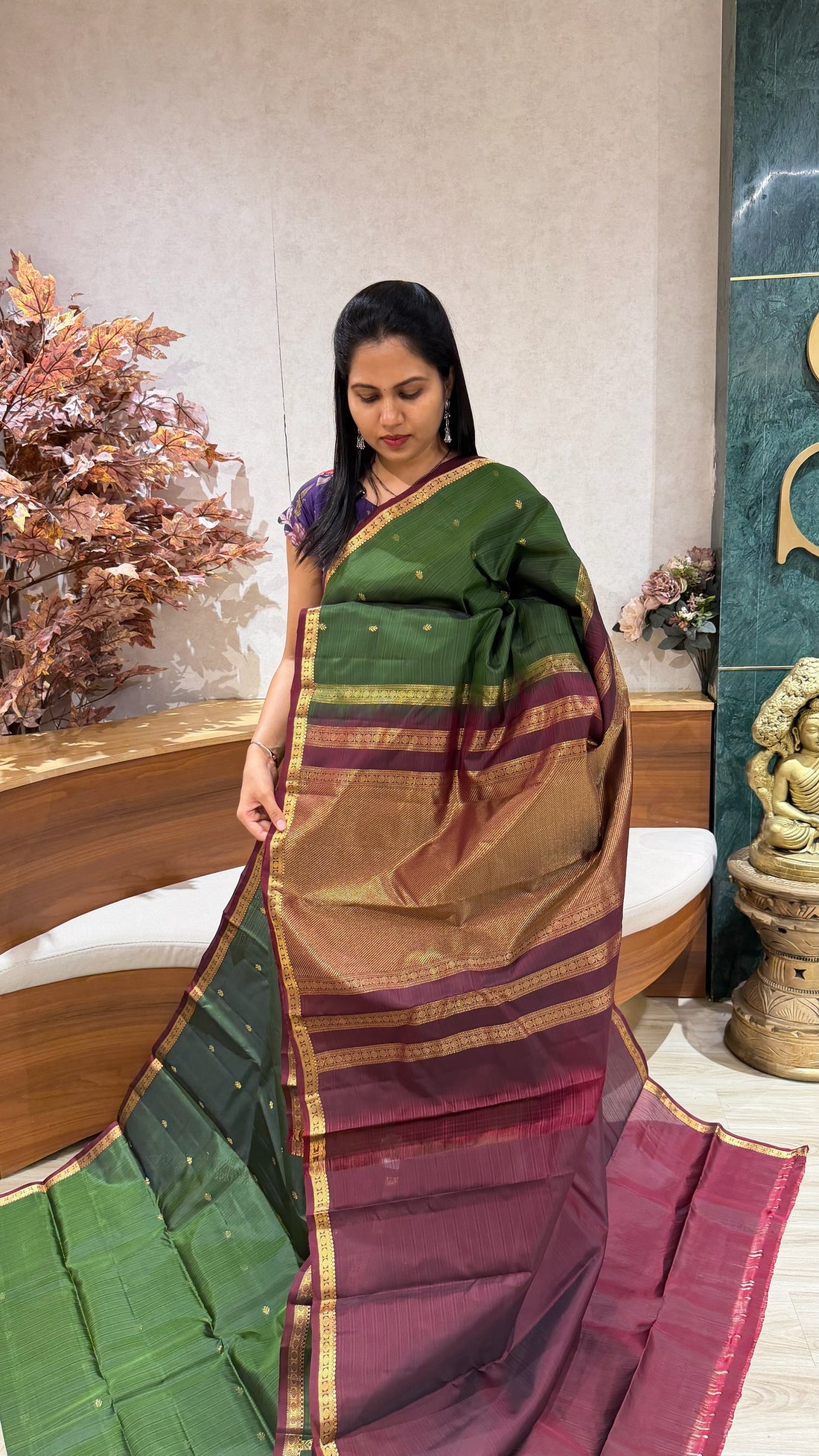 Small border kanchi pattu