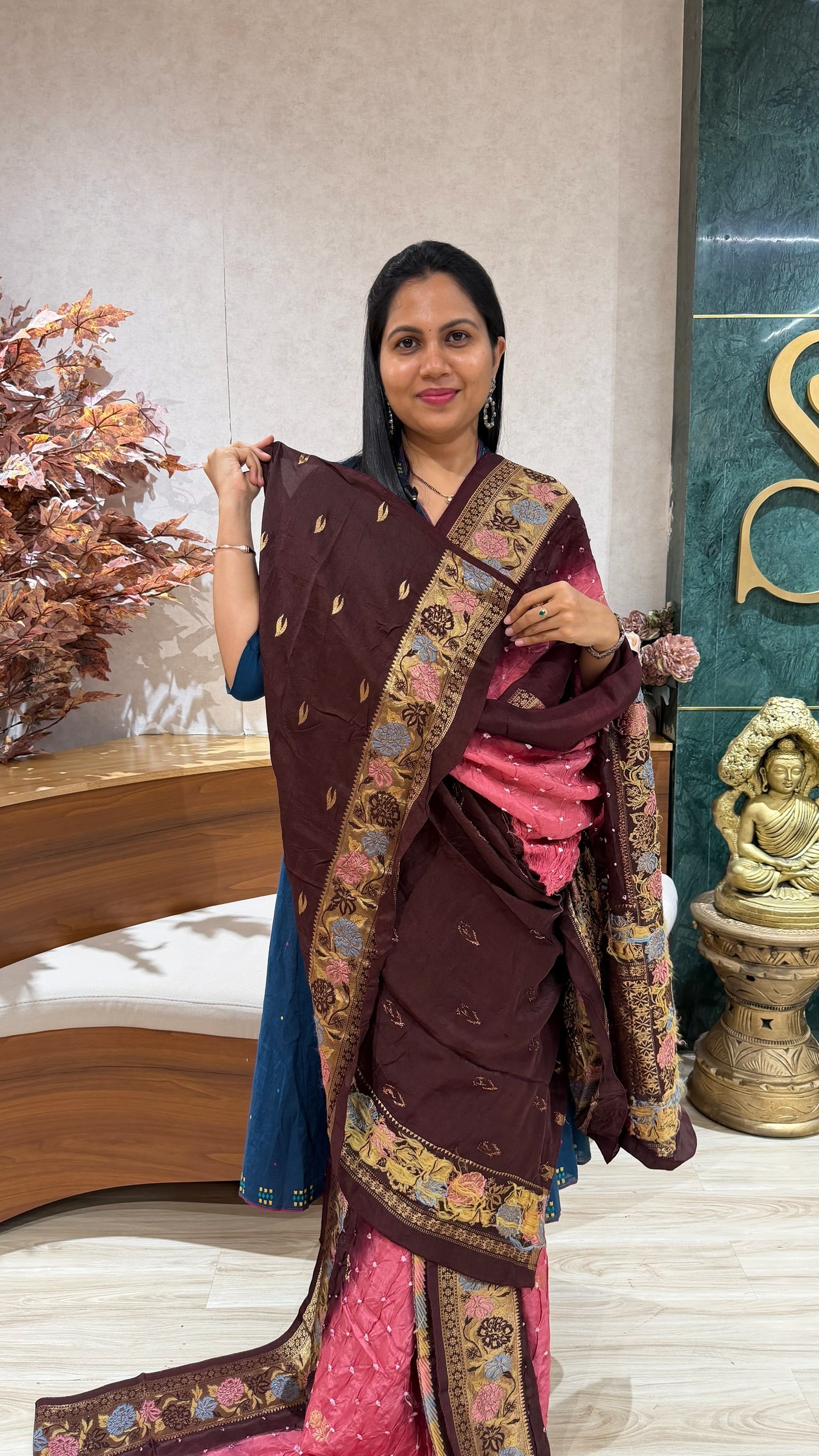 Crepe bandhini