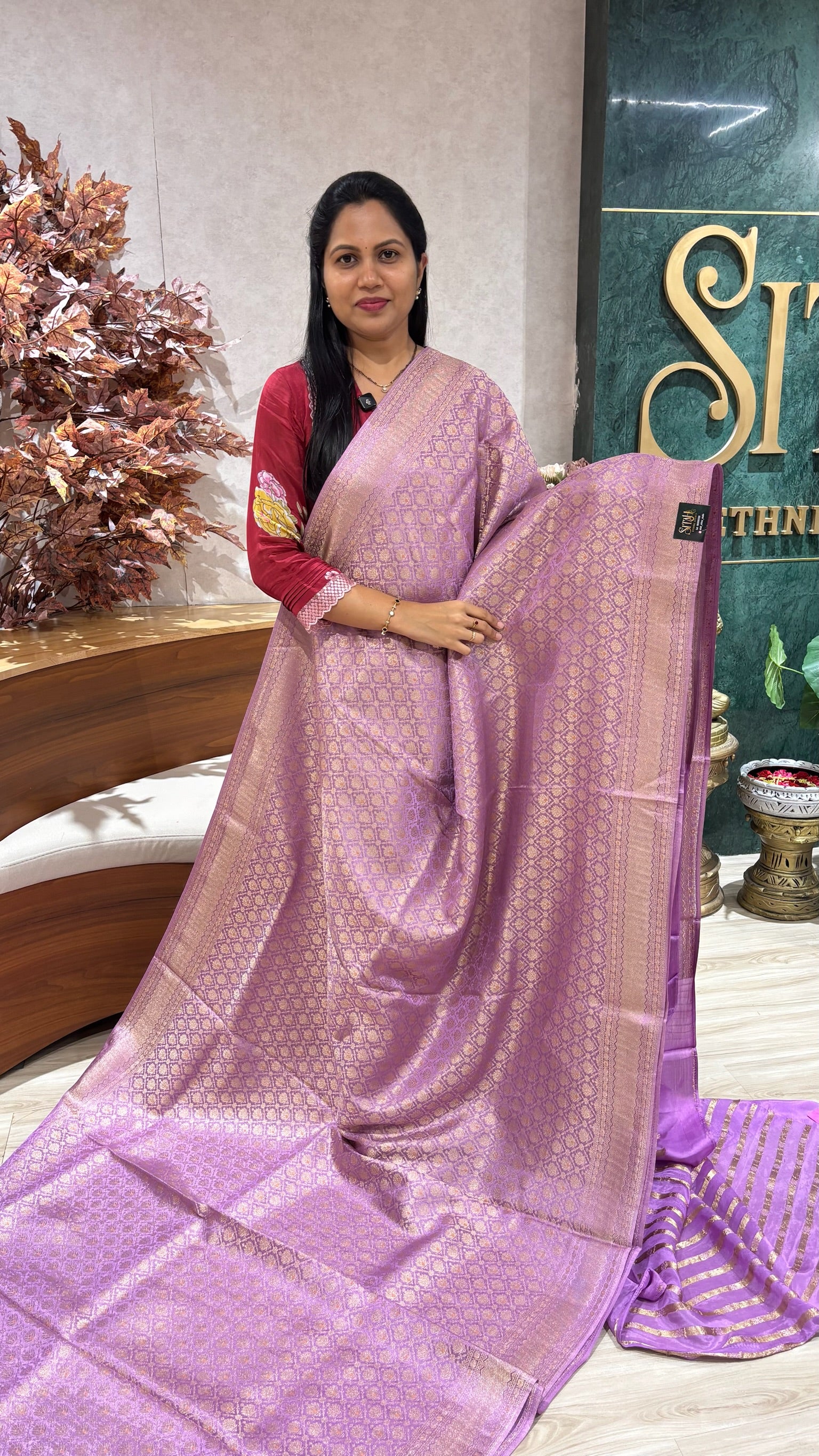 Banaras crepe brocade