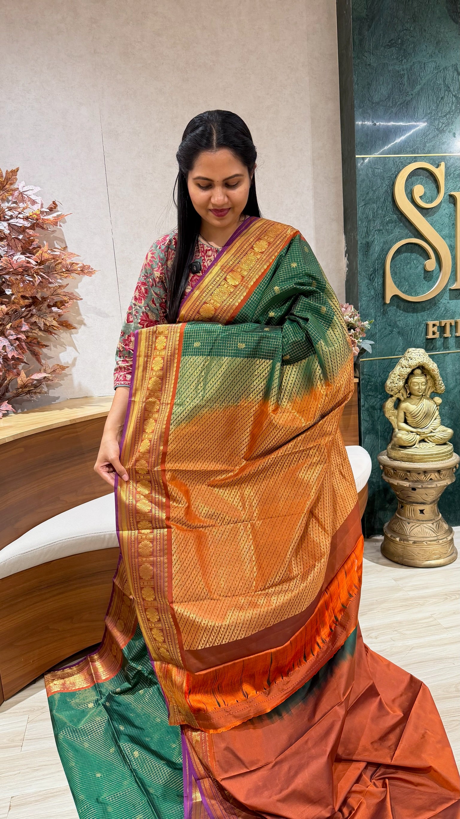 Semi Gadwal vintage checks