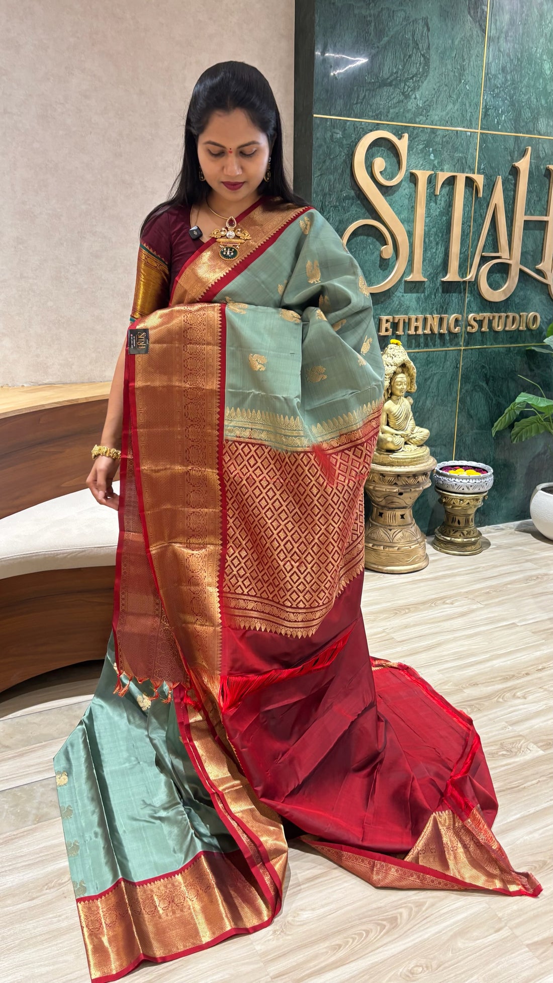 Light weightHandloom kanchi