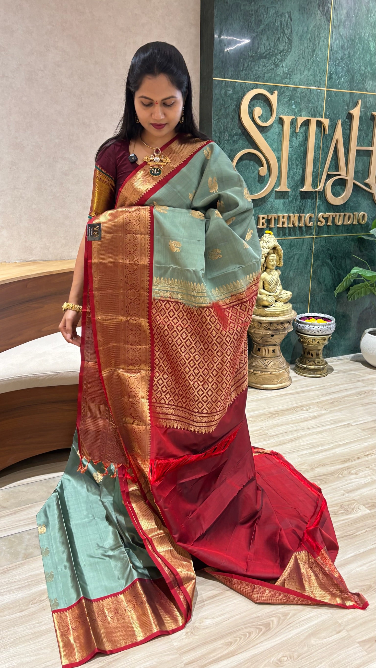 Light weightHandloom kanchi