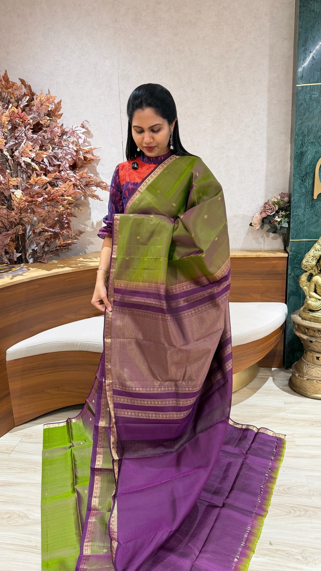 Small border kanchi pattu
