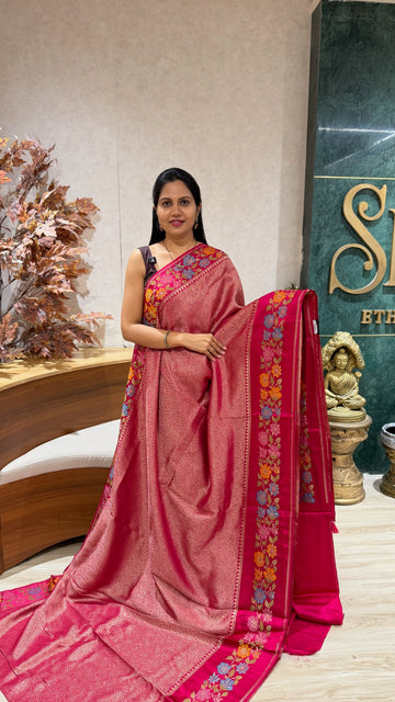 Georgette banaras weaving