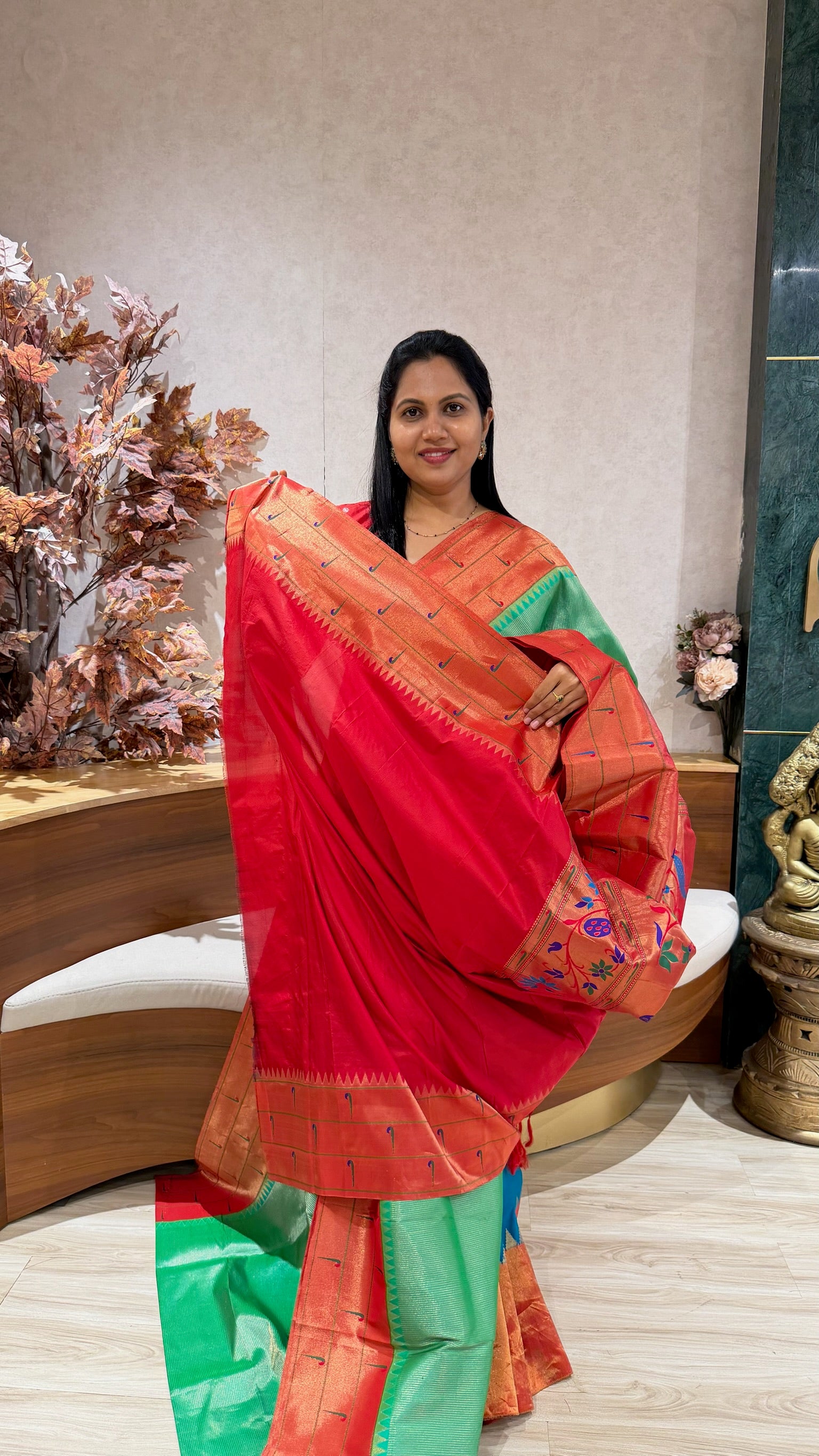 Pure silk paithani