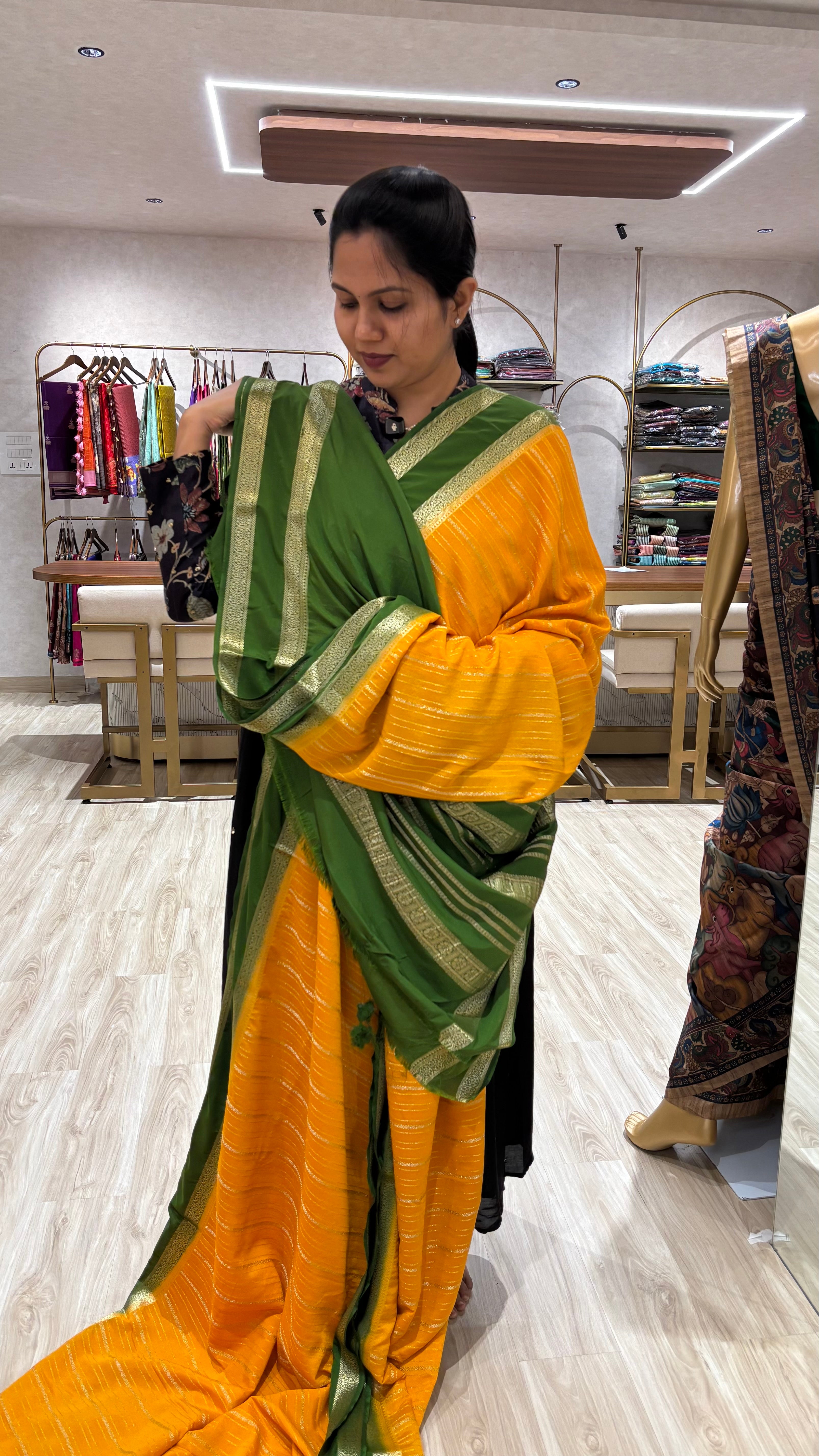 Fancy Mysore Silk yellow