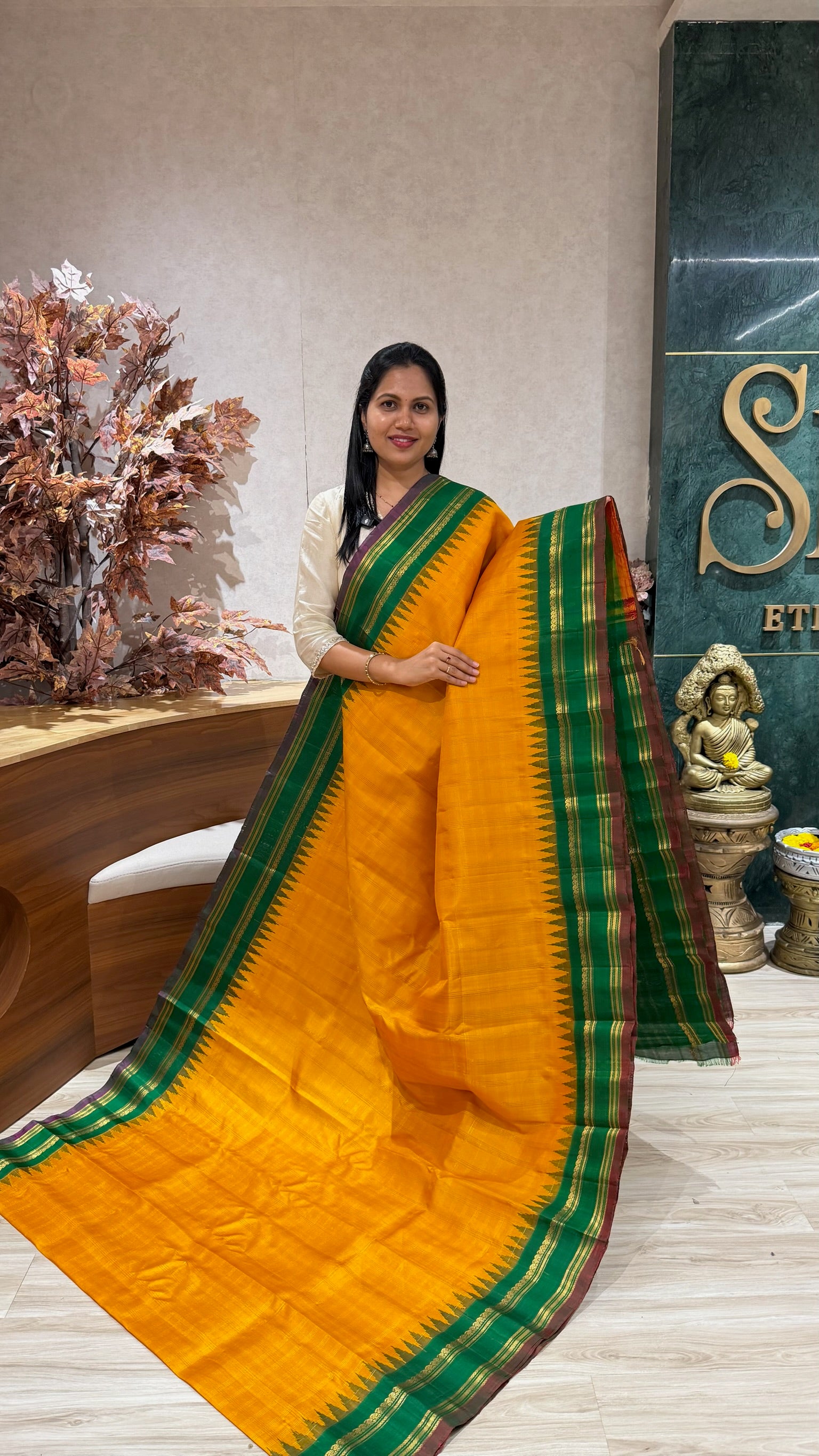 Handloom gadwal pattu