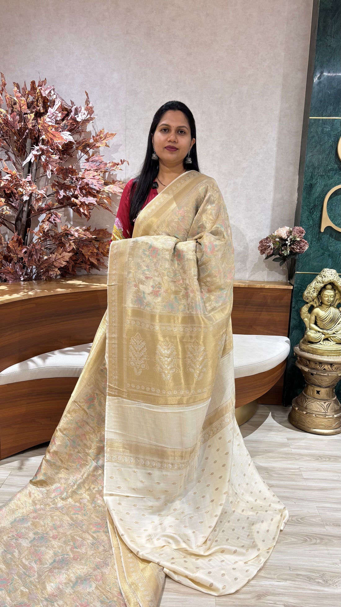 Banaras tissue jamdhani weaving