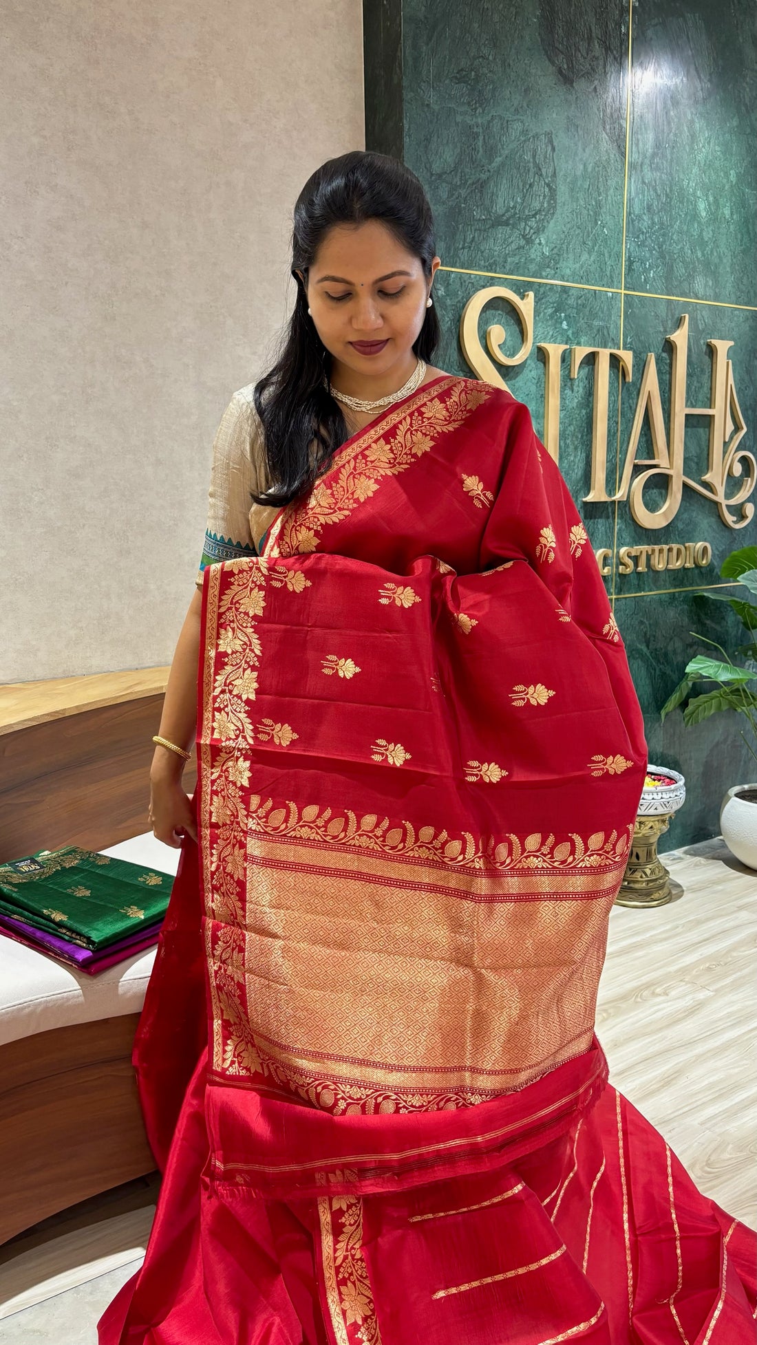 Handloom banaras pattu