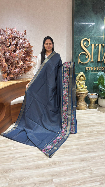 Russian silk embroidery