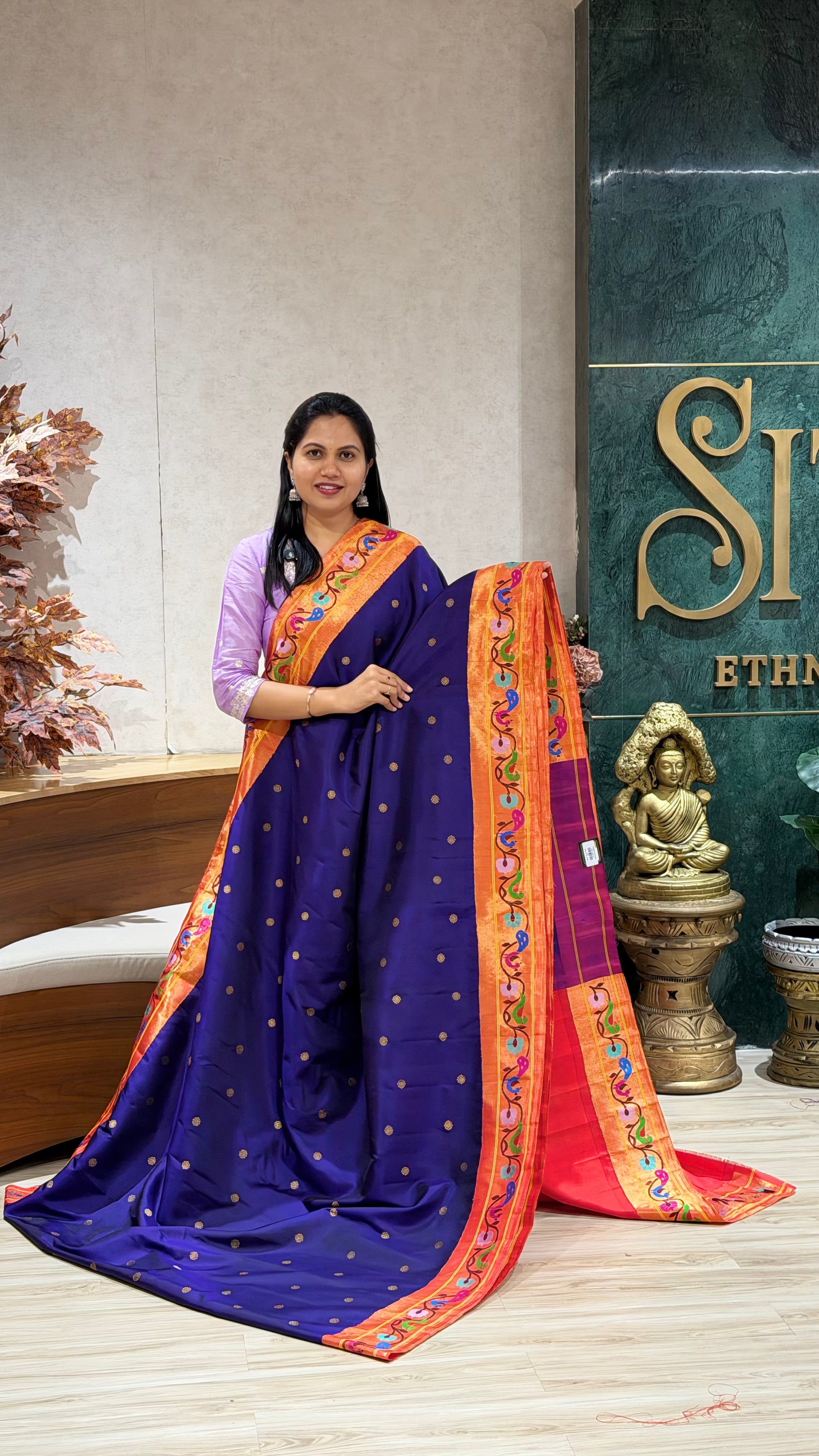 Handloom Gadwal tissue
