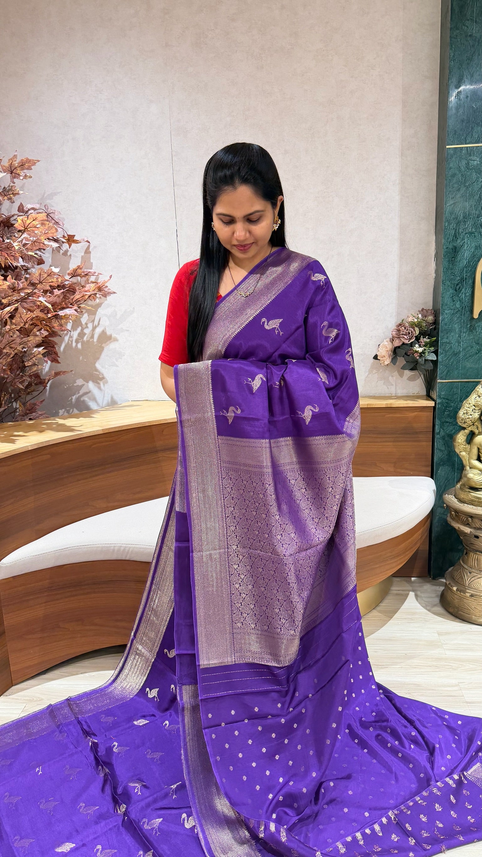 Fancy banras russian silk