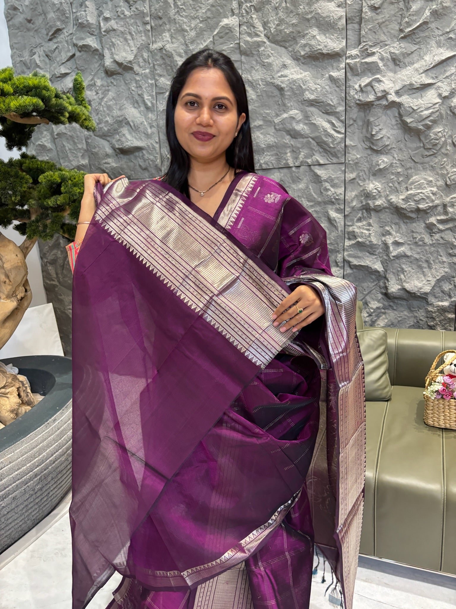 Pure handloom mangalgiri pattu