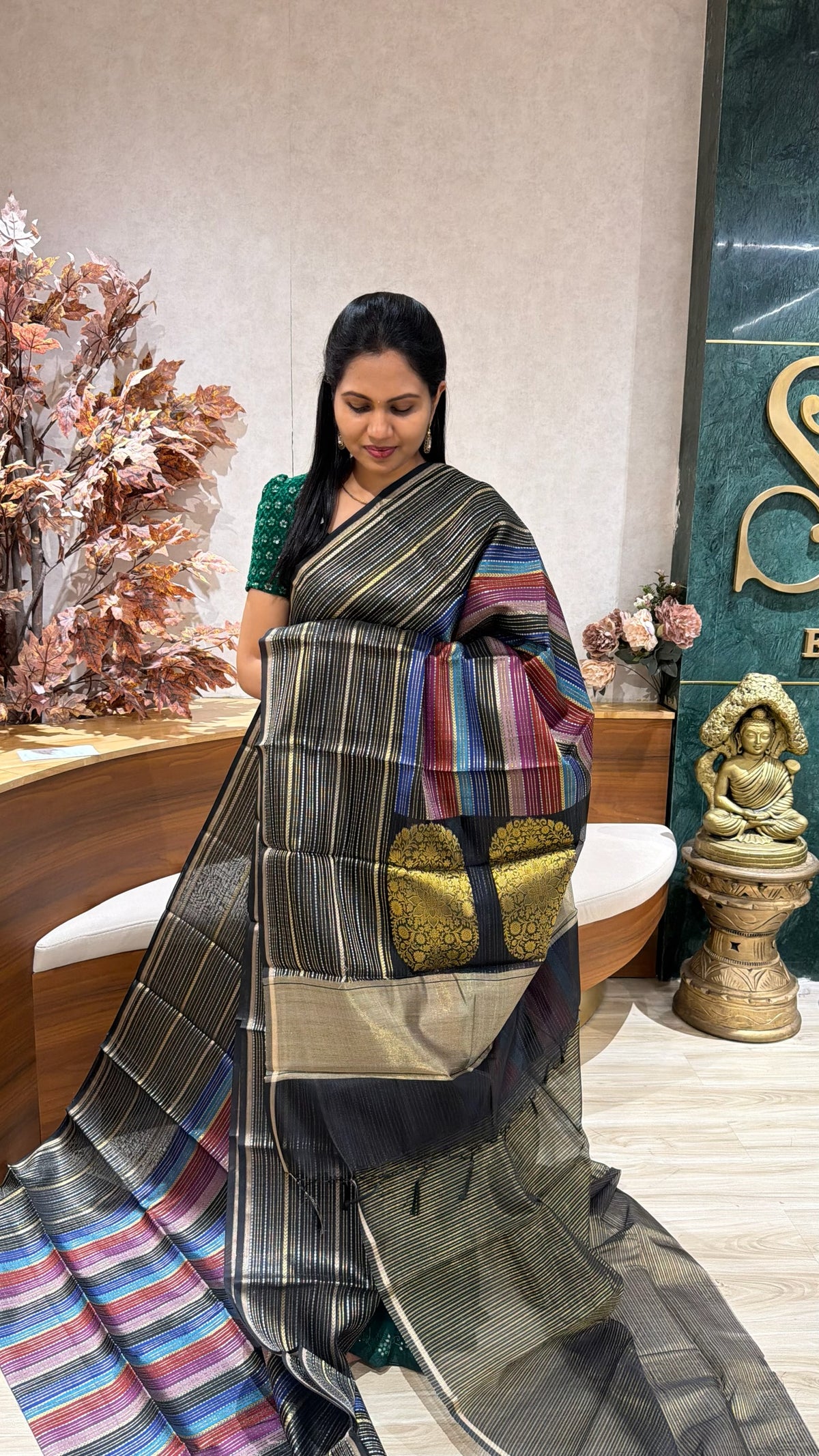 Fancy kora saree