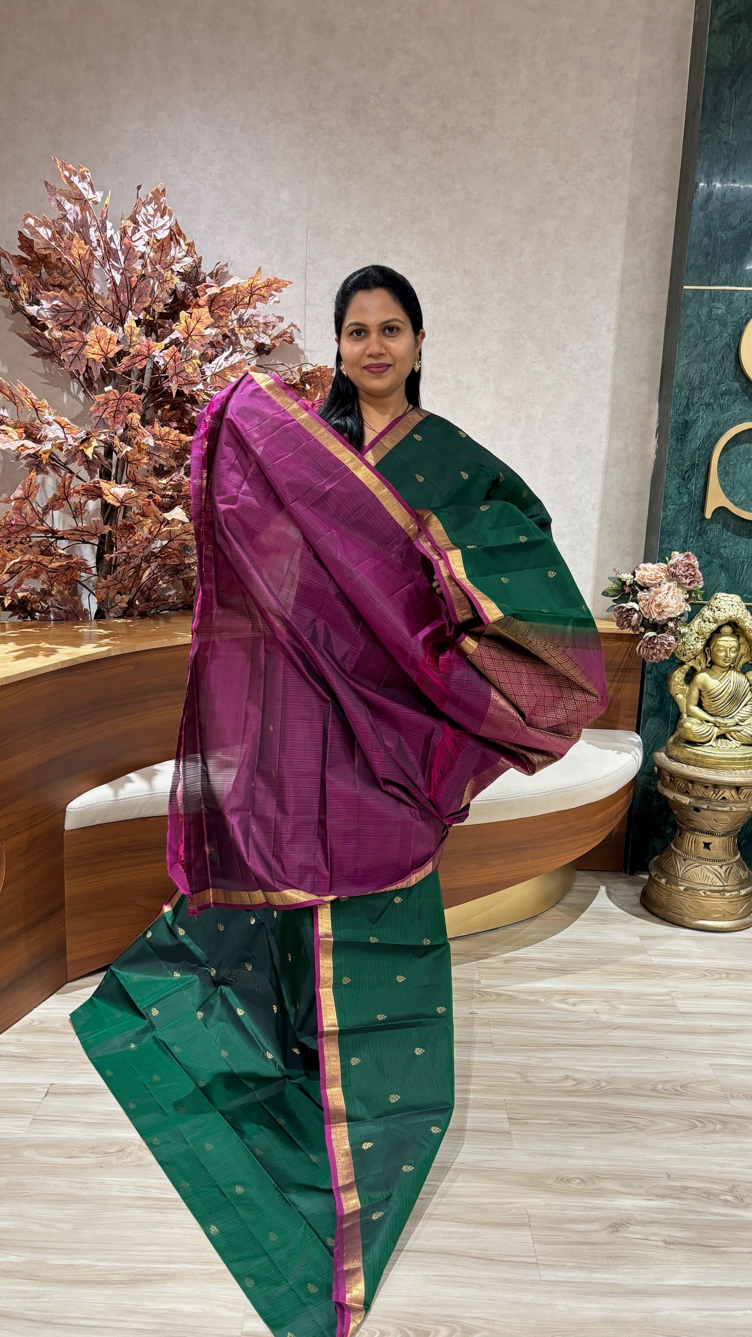 Small border kanchi pattu