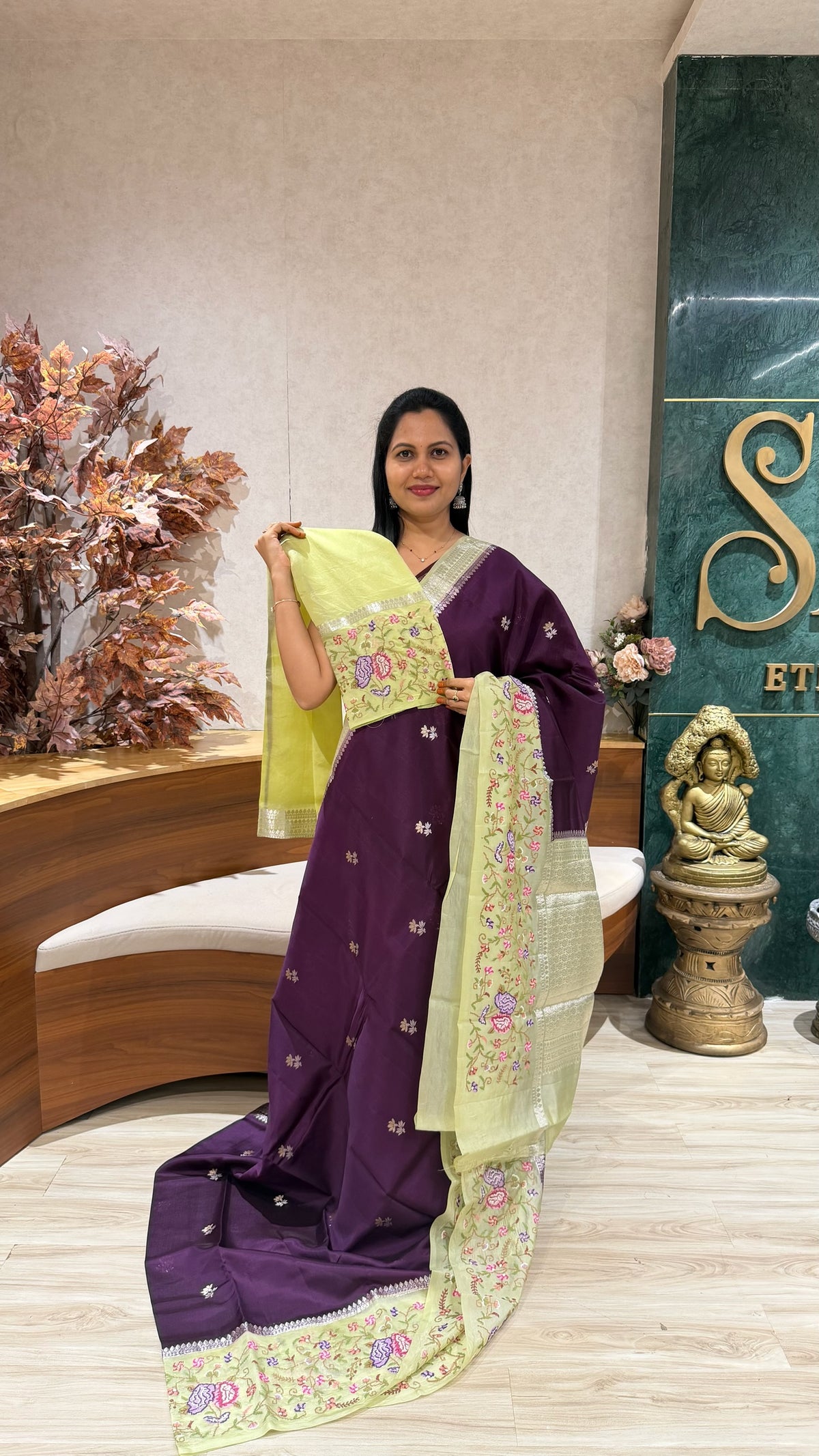 Puna silk embroidery