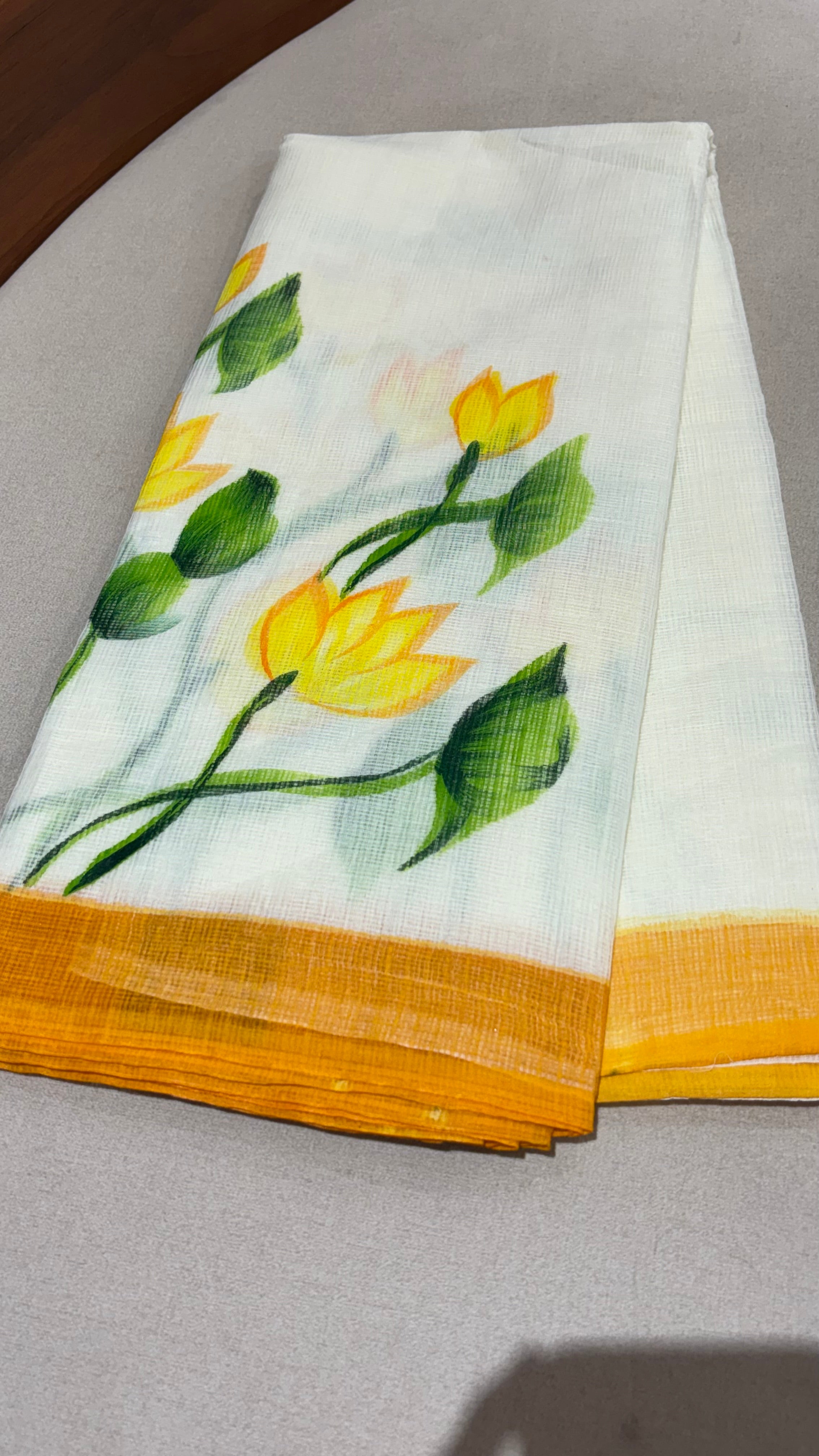 Kota hand paint saree