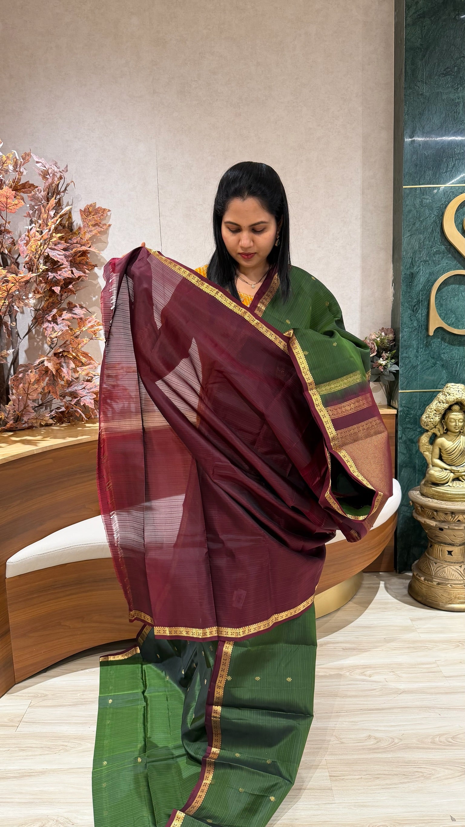 Small border kanchi pattu