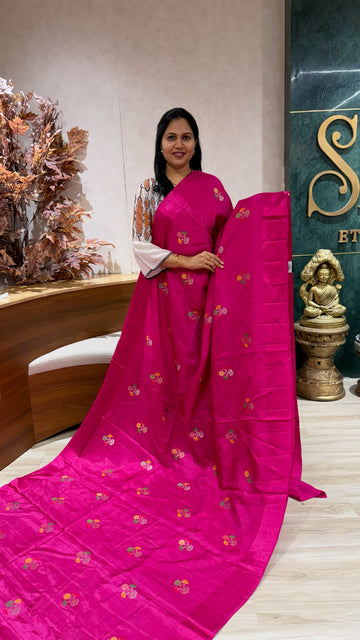 Fancy tussar pink