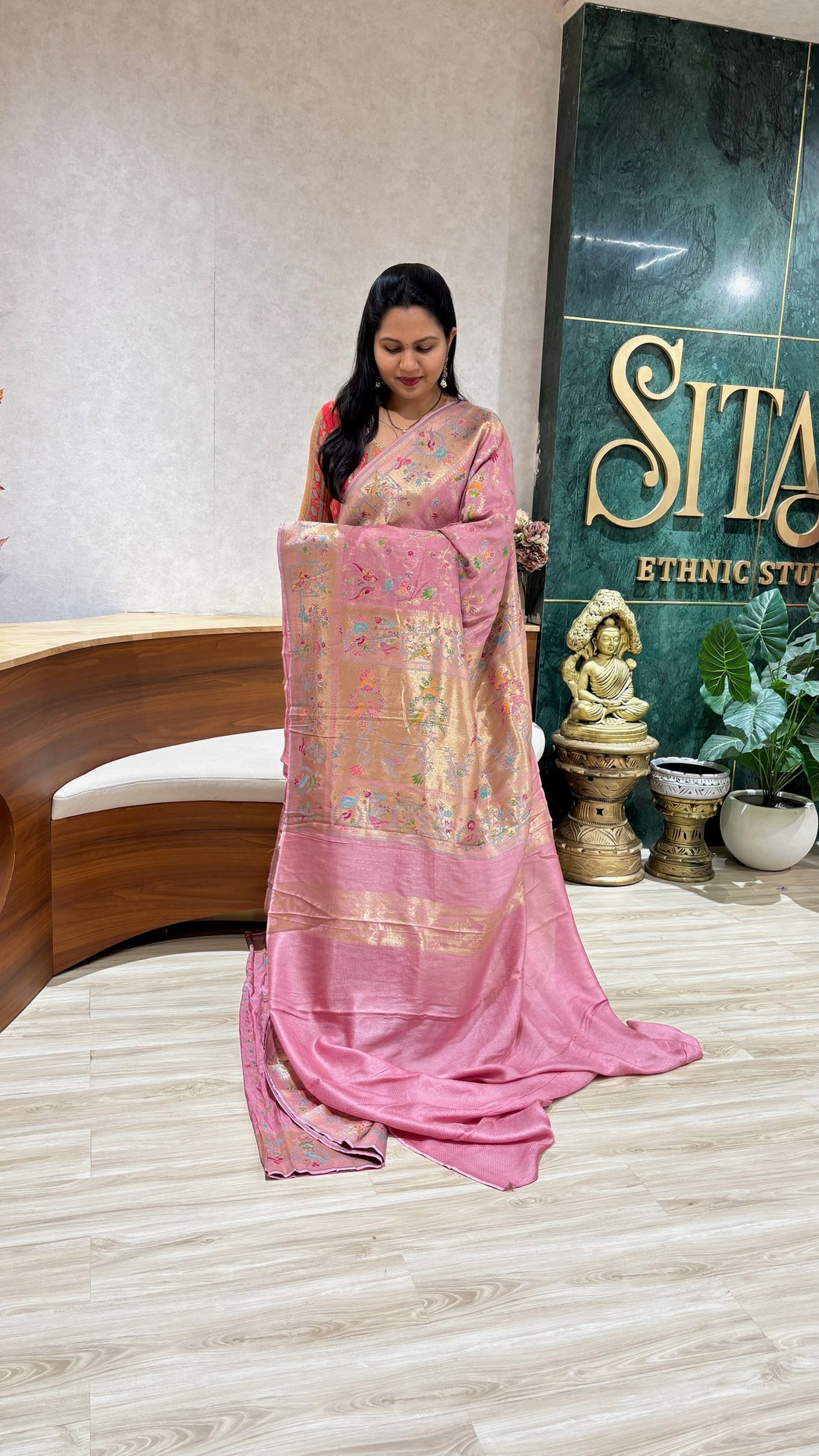 Munga silk paithani weaving