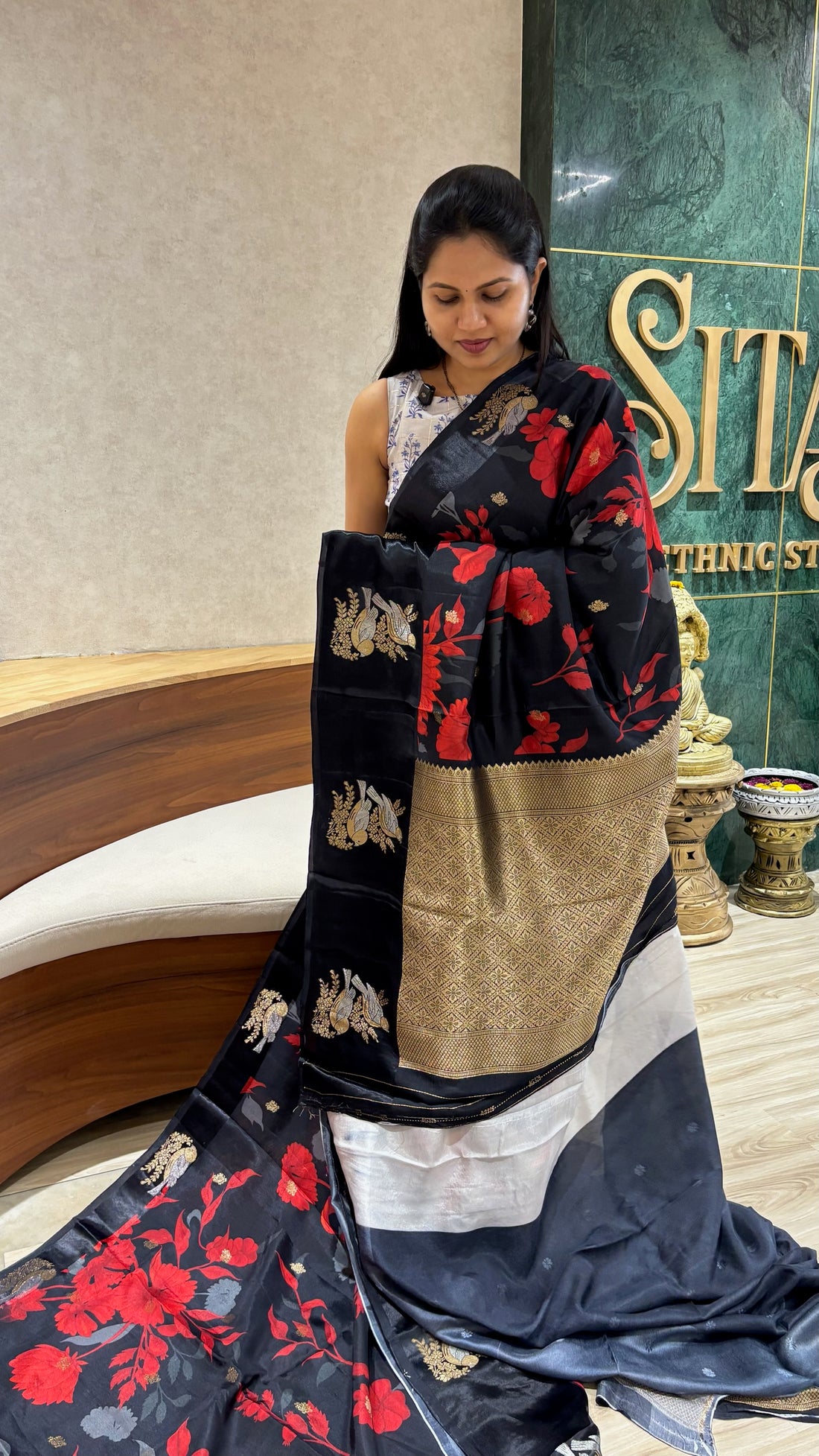 Viscose mashru black
