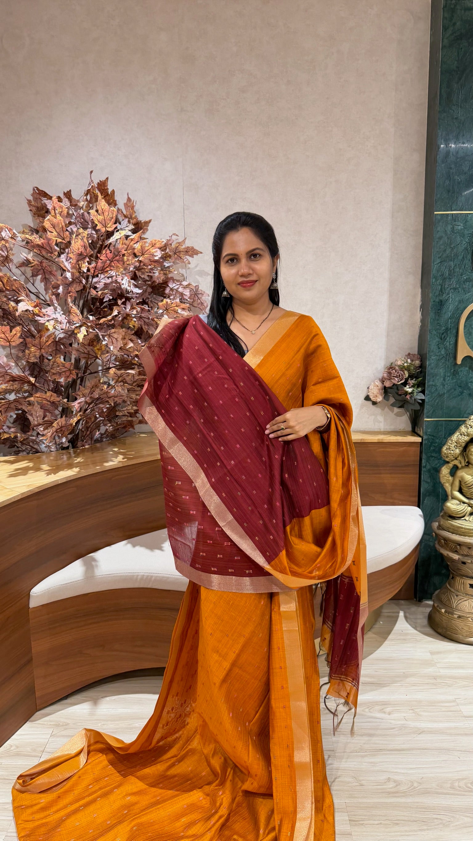 Cotton silk