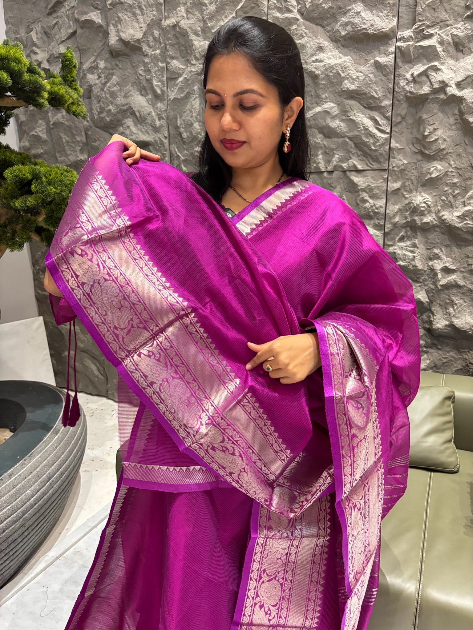 Handloom Mangalagiri pattu