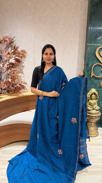 Tussar kantha