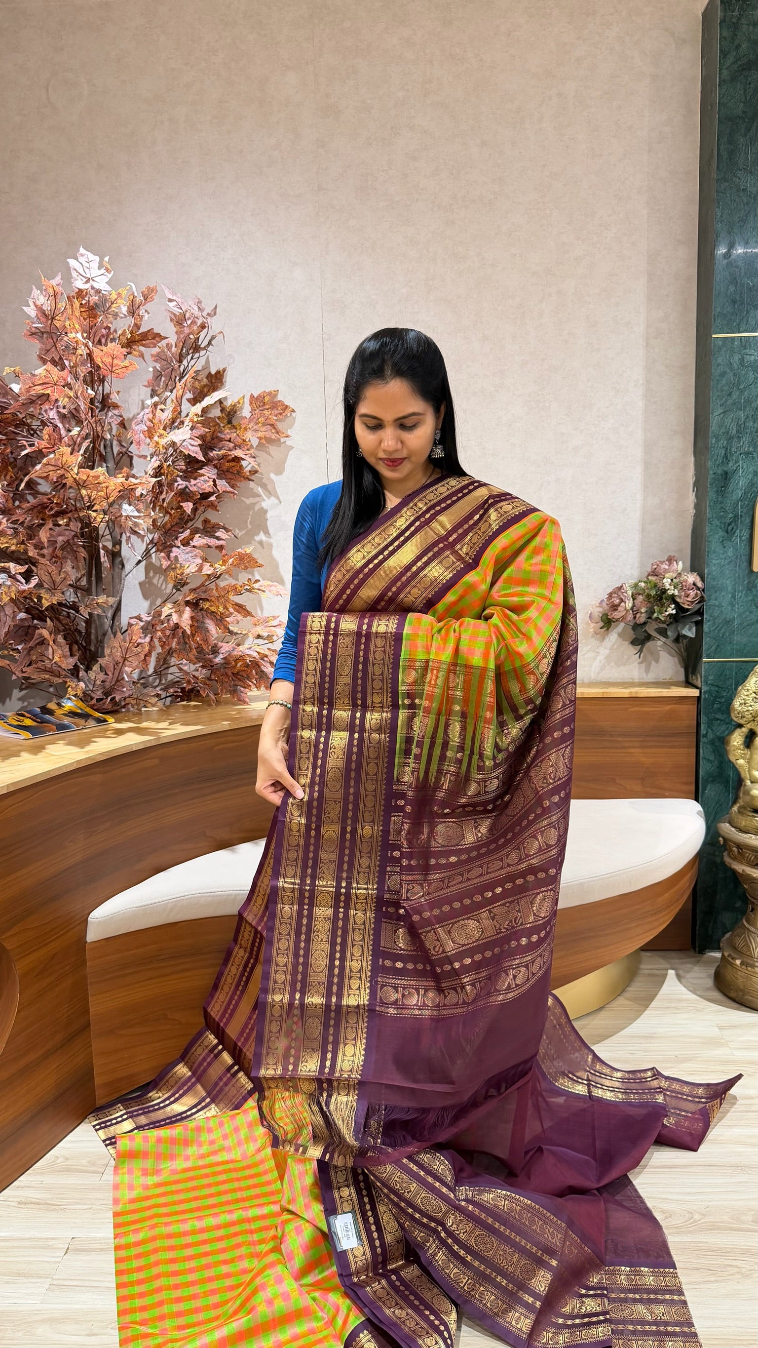 Handloom silk cotton