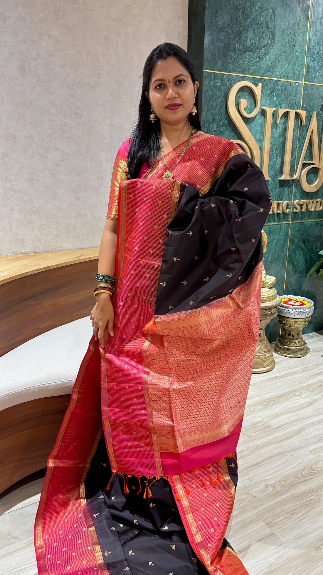 Kanchi pattu brown