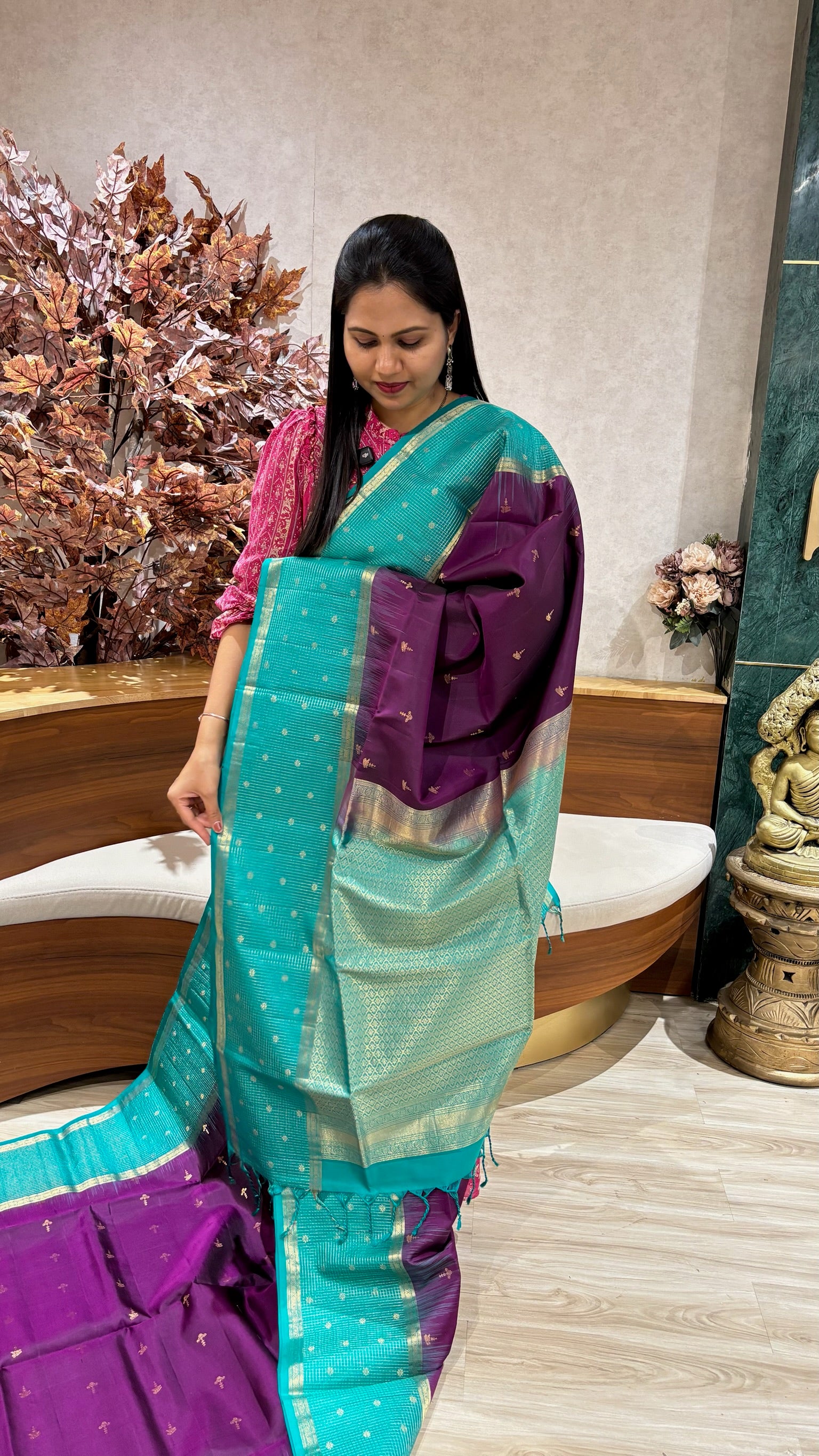 Light weight handloom kanchi pattu