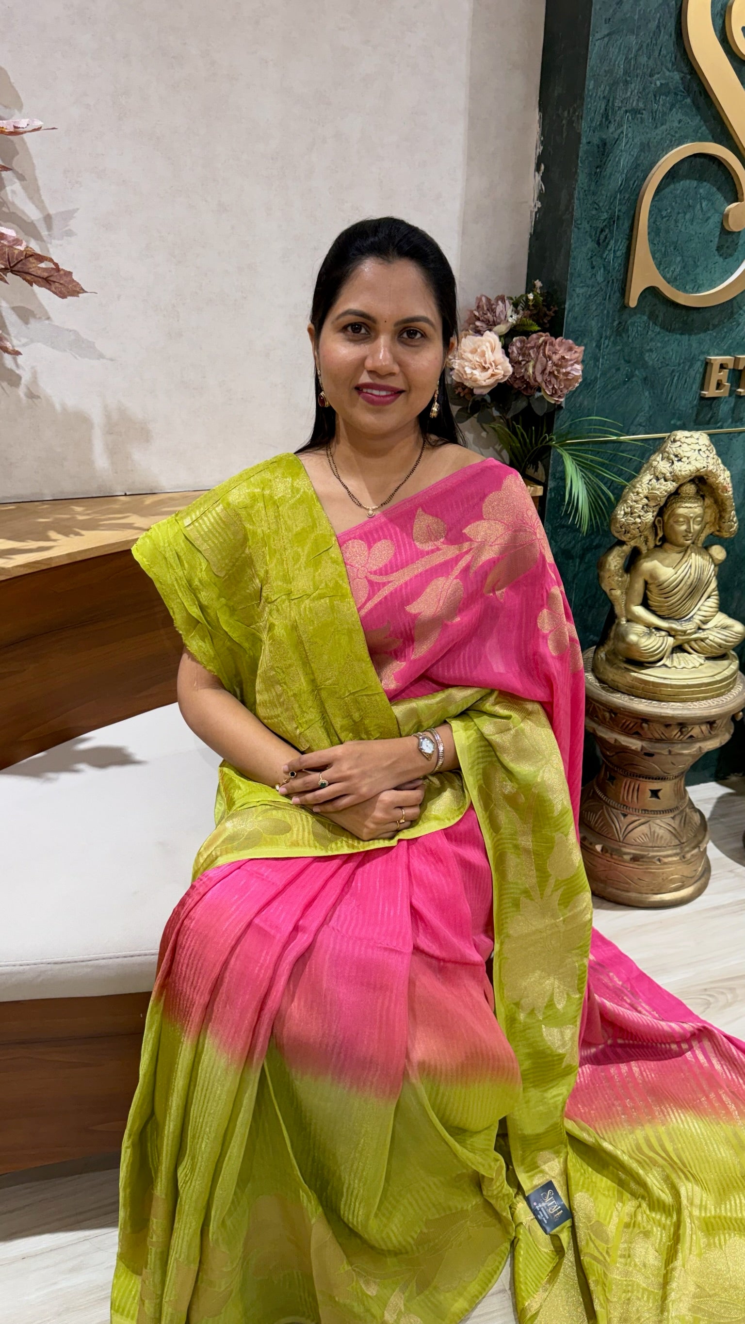 Crepe weaving
