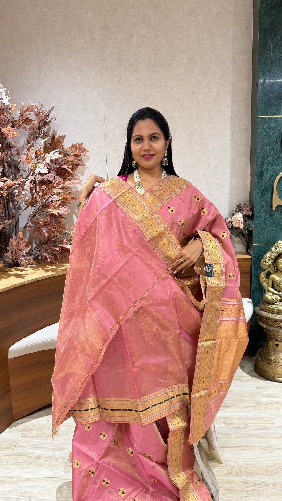 Handloom tissue Chanderi